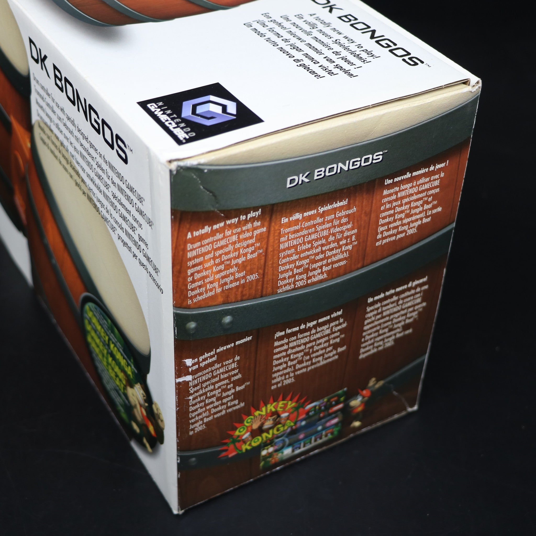 Donkey Konga Game Pak | Nintendo Gamecube DK Bongos Controller | DOL-021 | New