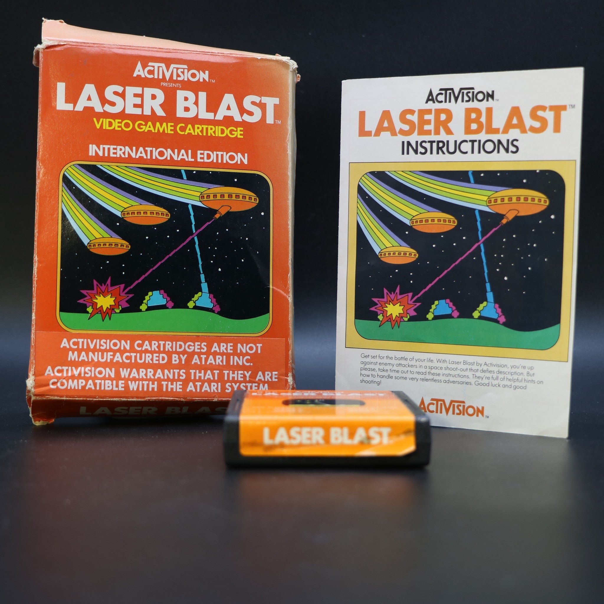 Laser Blast International Edition | Atari 2600 Game | Boxed & Complete