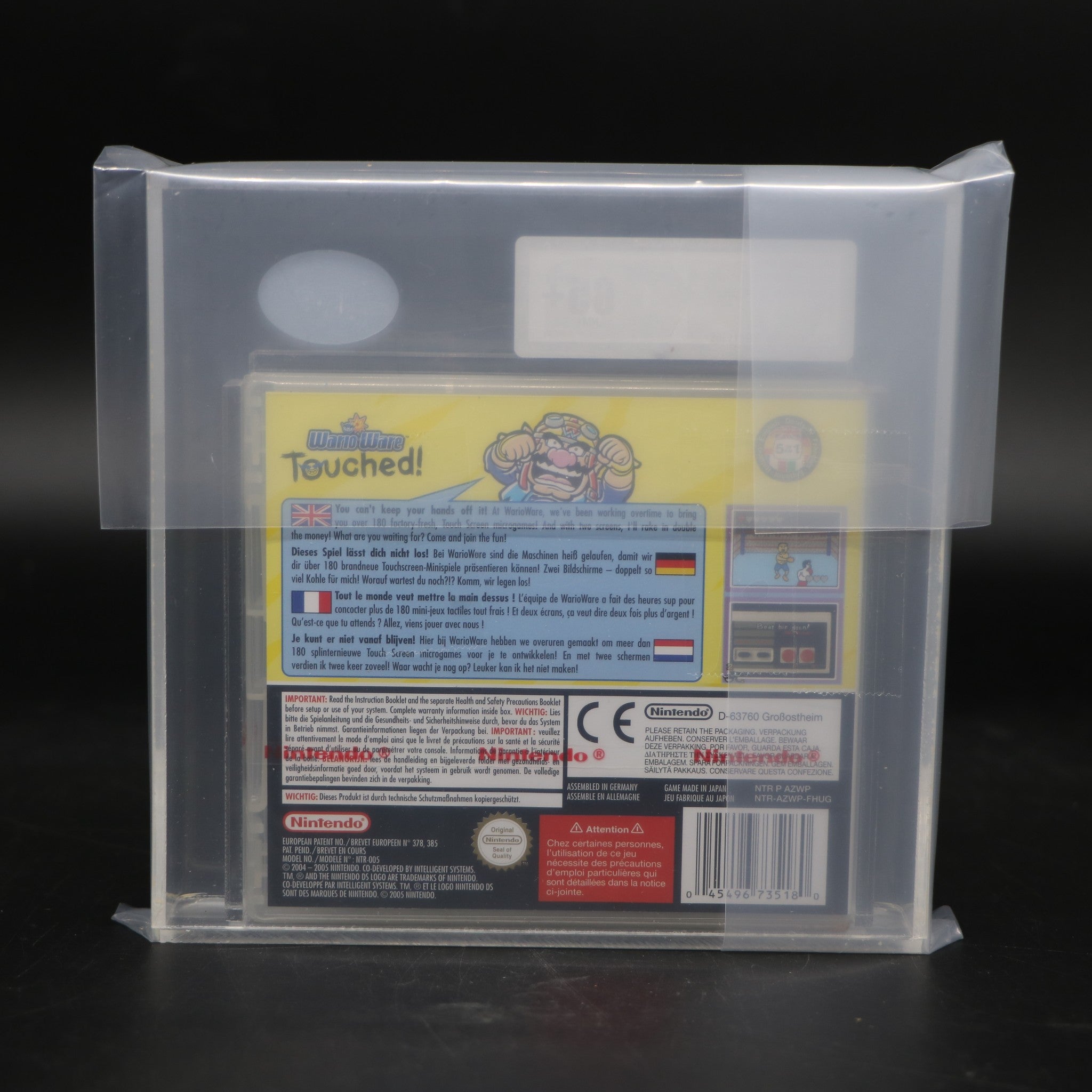 Wario Ware Touched | Nintendo DS Game | UKG Graded 85+ NM