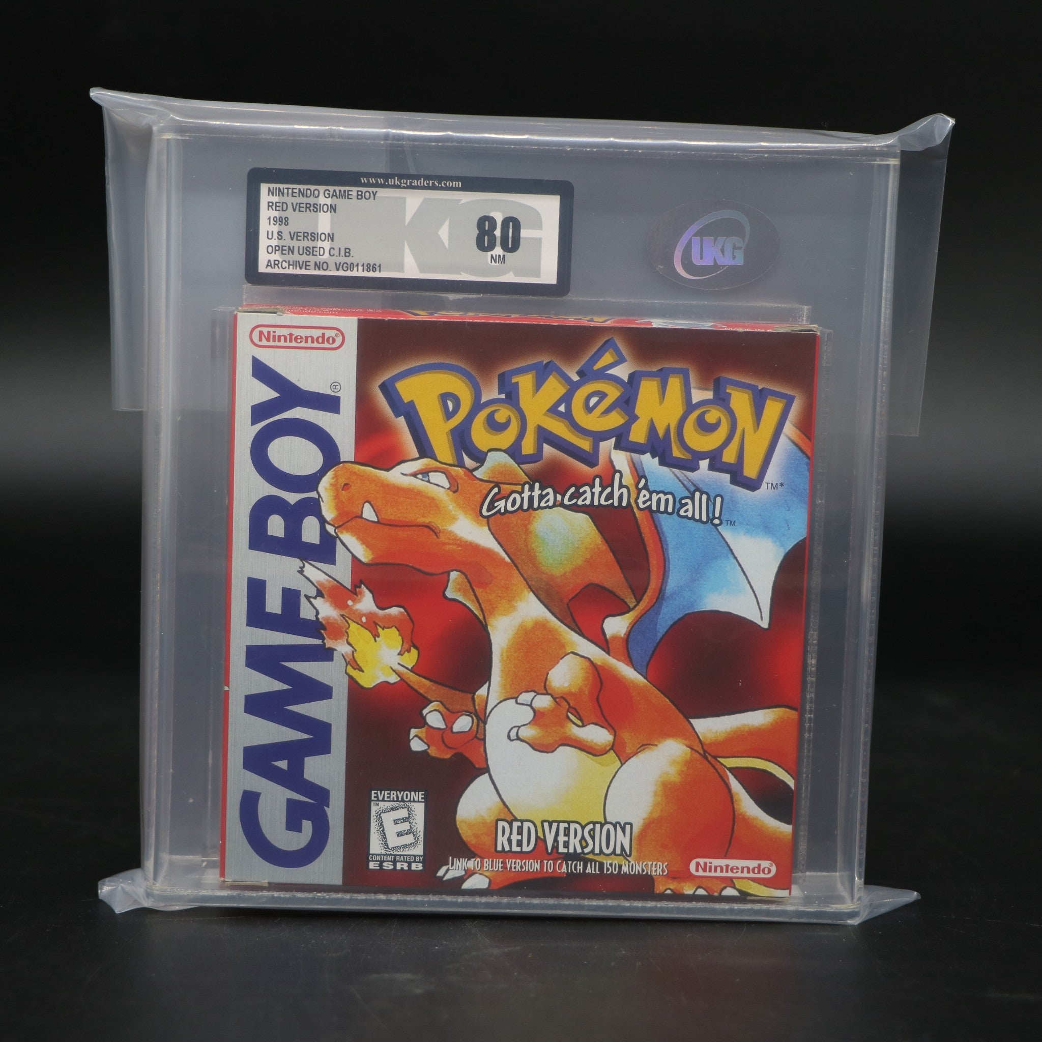 Pokemon Red Version | Nintendo Gameboy Game | UKG Graded 80 NM | CIB | NTSC
