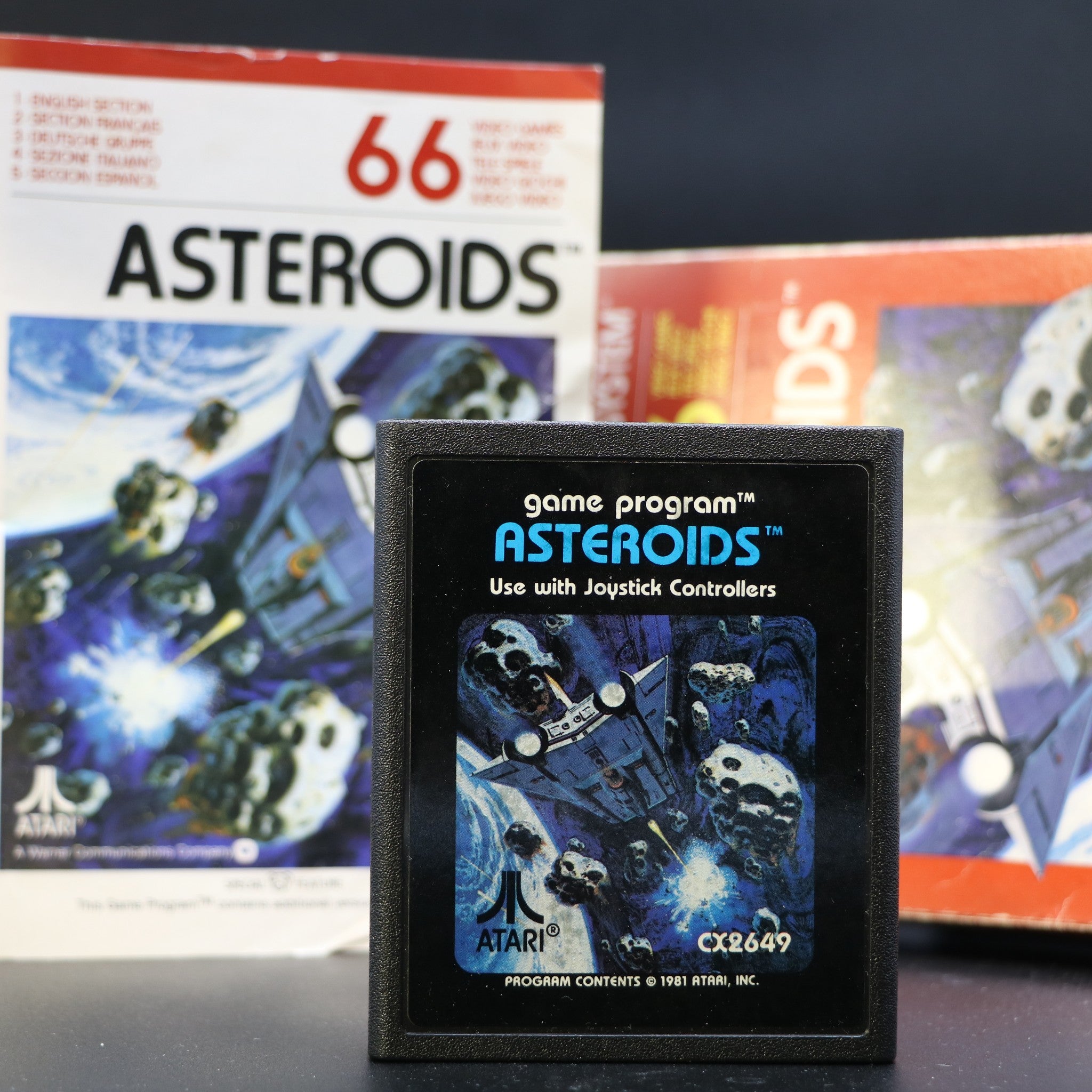 Asteroids CX-2649 | Atari 2600 Game | Boxed & Complete