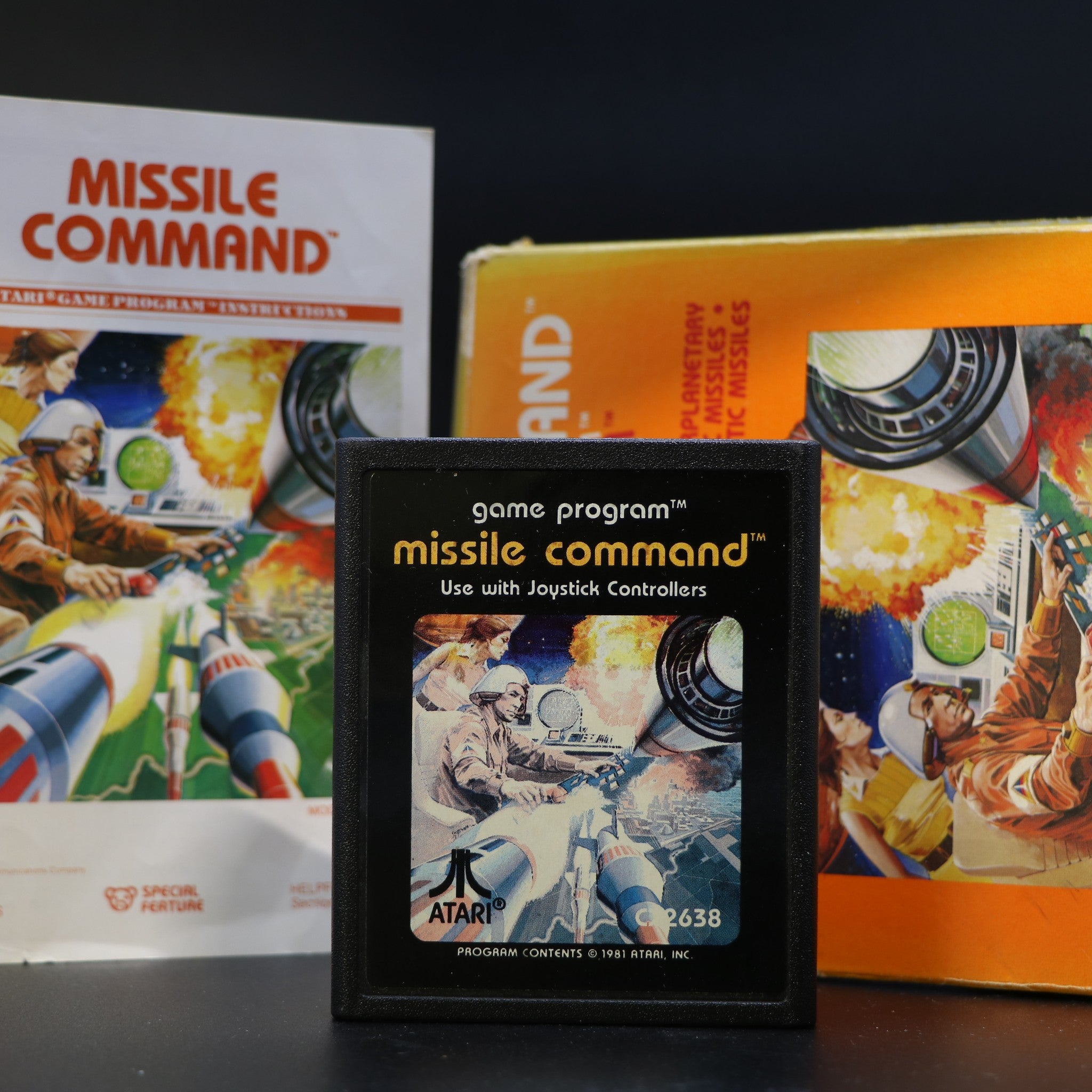 Missile Command CX-2638 | Atari 2600 Game | Boxed & Complete