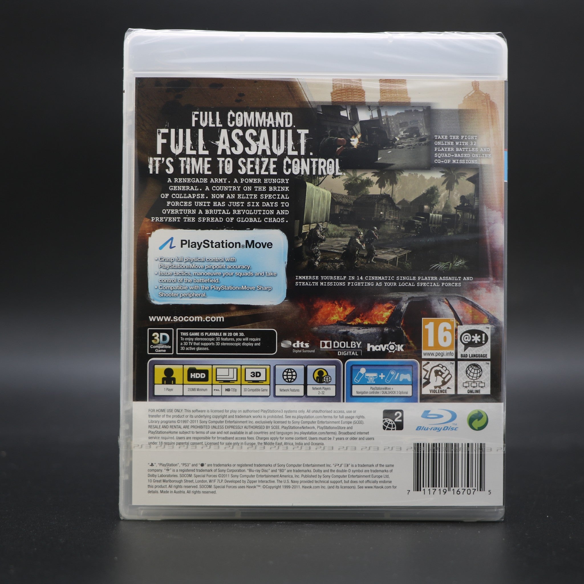 SOCOM Special Forces | Sony PS3 Playstation 3 Game | New & Sealed
