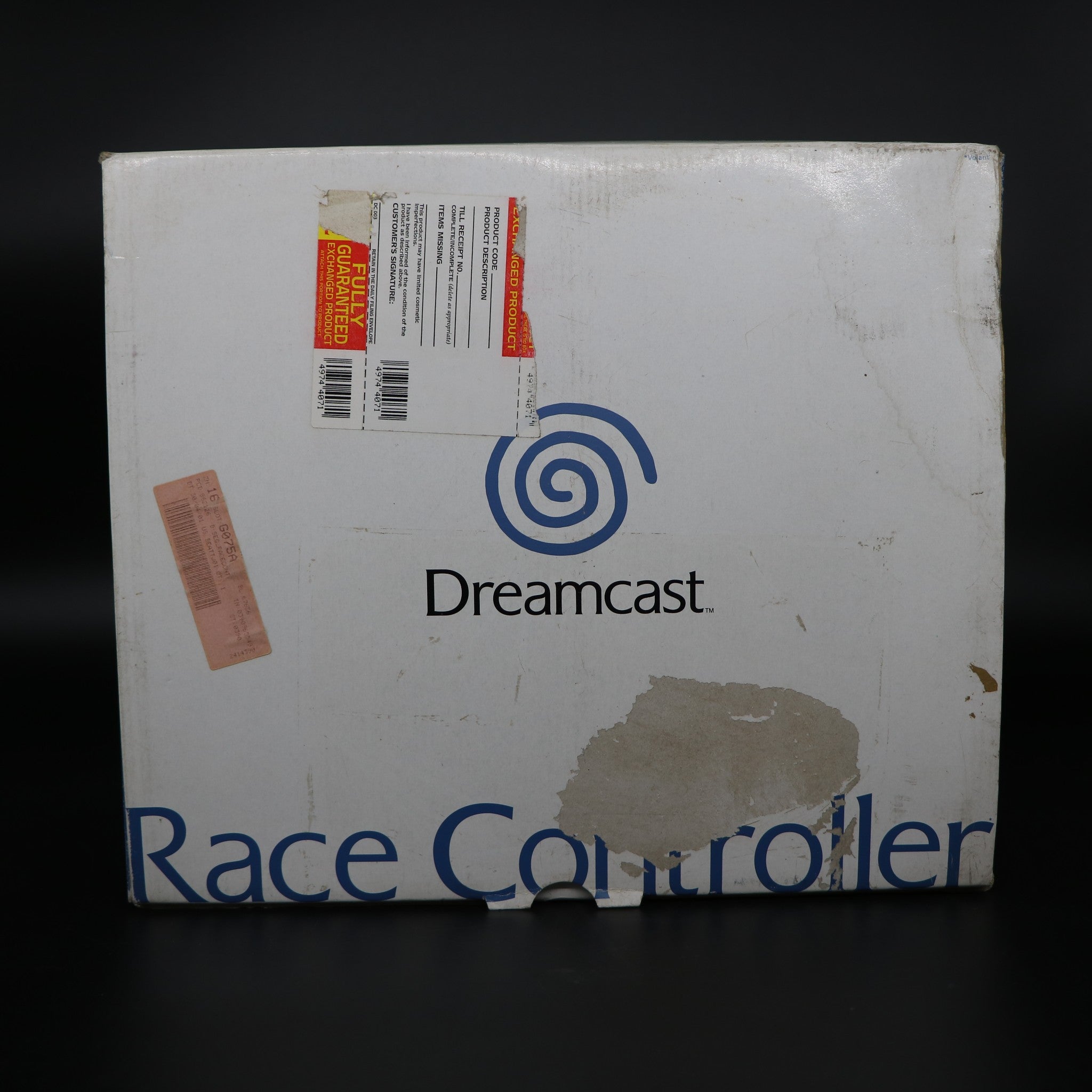 Official Sega Dreamcast Race Controller Steering Wheel HKT-7430 | CIB Boxed New