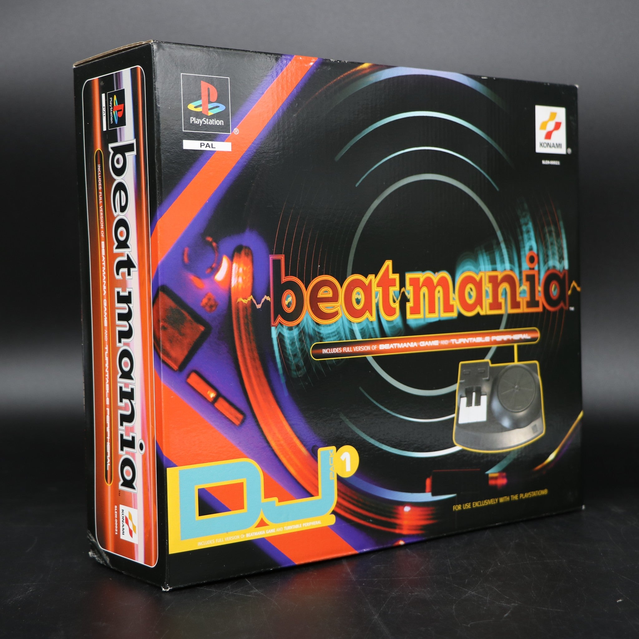 Beat Mania (Beatmania) Game & Turntable | Sony Playstation PS1 Game Bundle