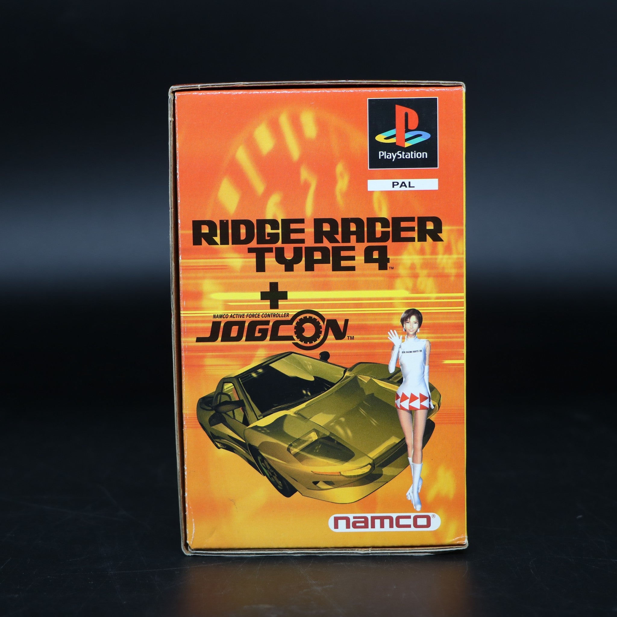 Ridge Racer Type 4 & JogCon Namco Controller | Sony Playstation PS1 Game Bundle