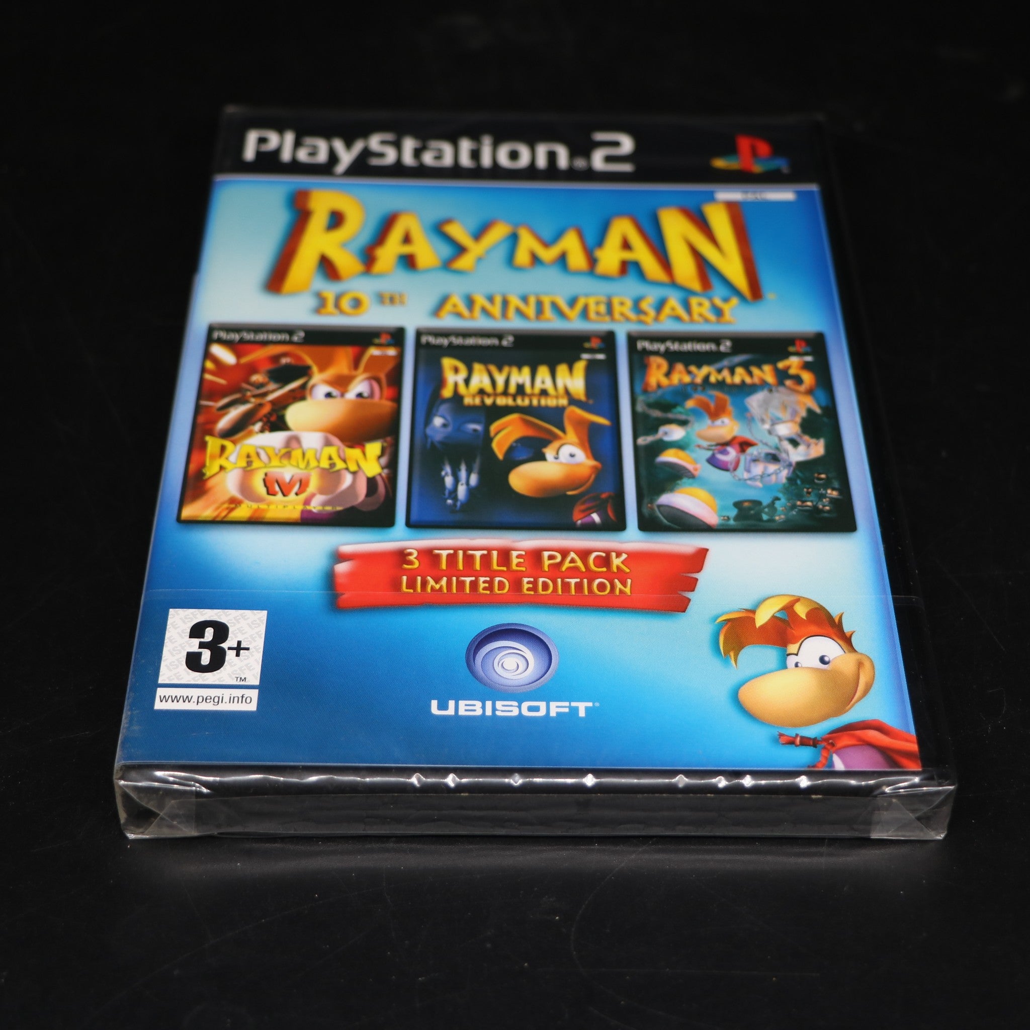 Rayman 10th Anniversary Limited Edition 3 Title Pack PS2 Game | New & Sealed