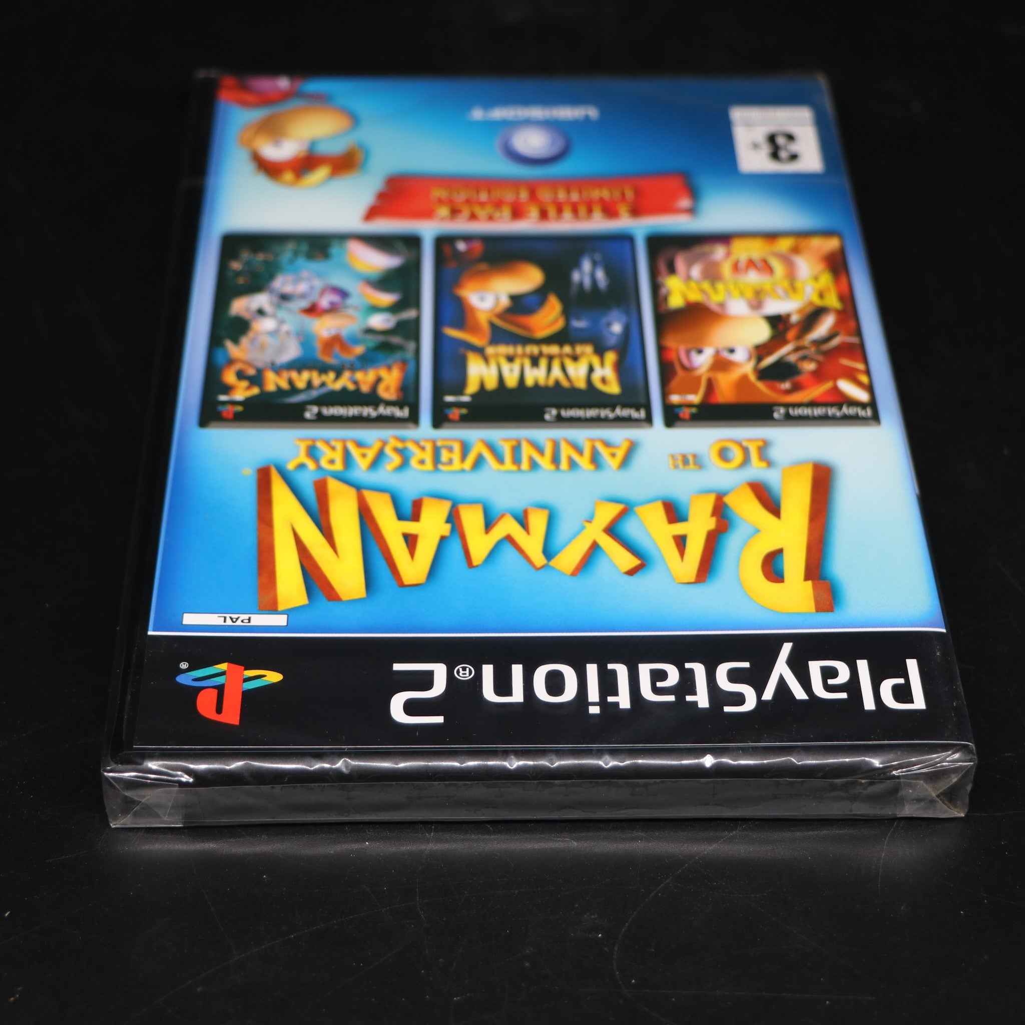Rayman 10th Anniversary Limited Edition 3 Title Pack PS2 Game | New & Sealed