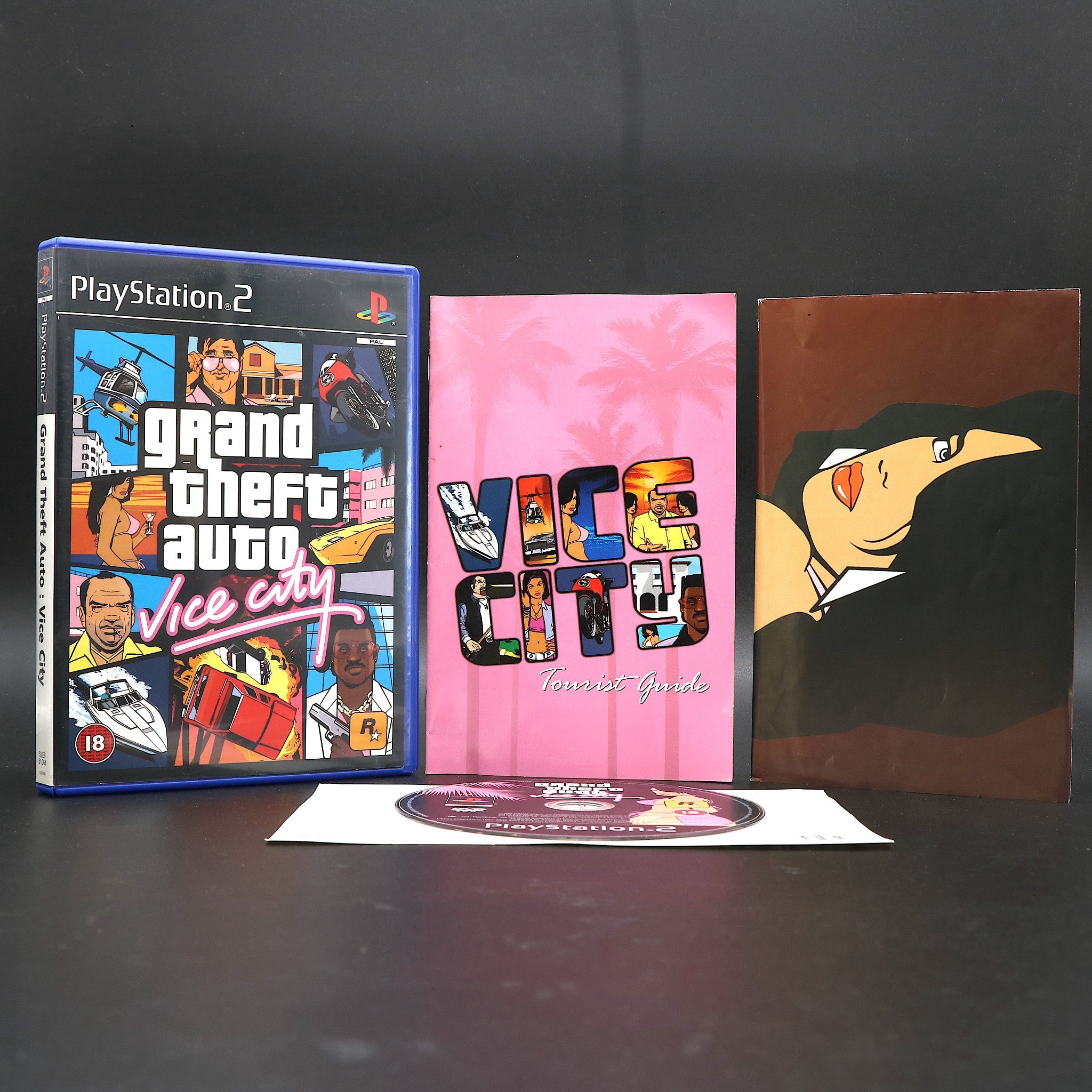 Grand Theft Auto Vice City (GTA) With Map | Sony PS2 Game | VGC!