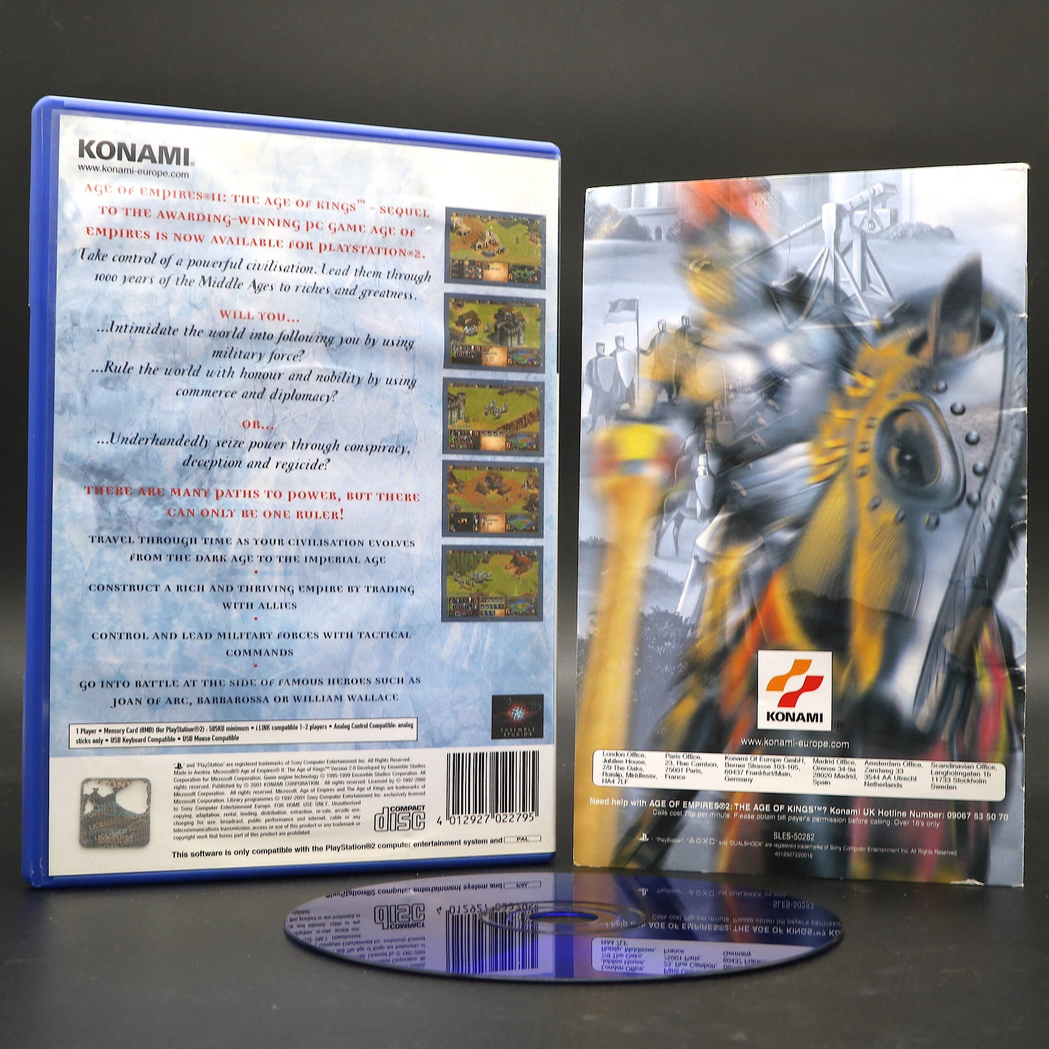 Age of Empires II (2) The Age of Kings - PS2 Game - Very Good Condition!