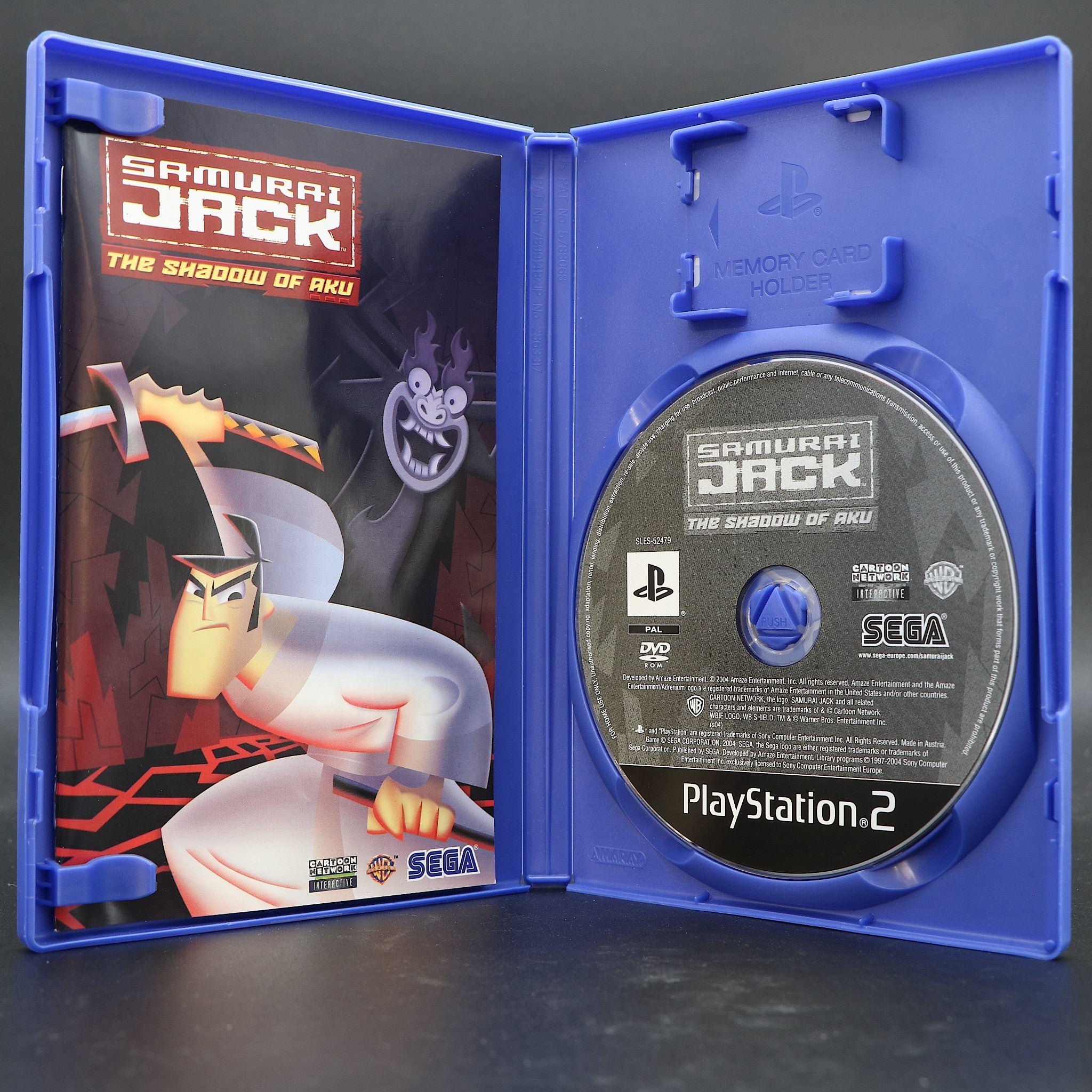 Samurai Jack - The Shadow Of Aku - Sony PS2 Playstation 2 Game - Collectable!