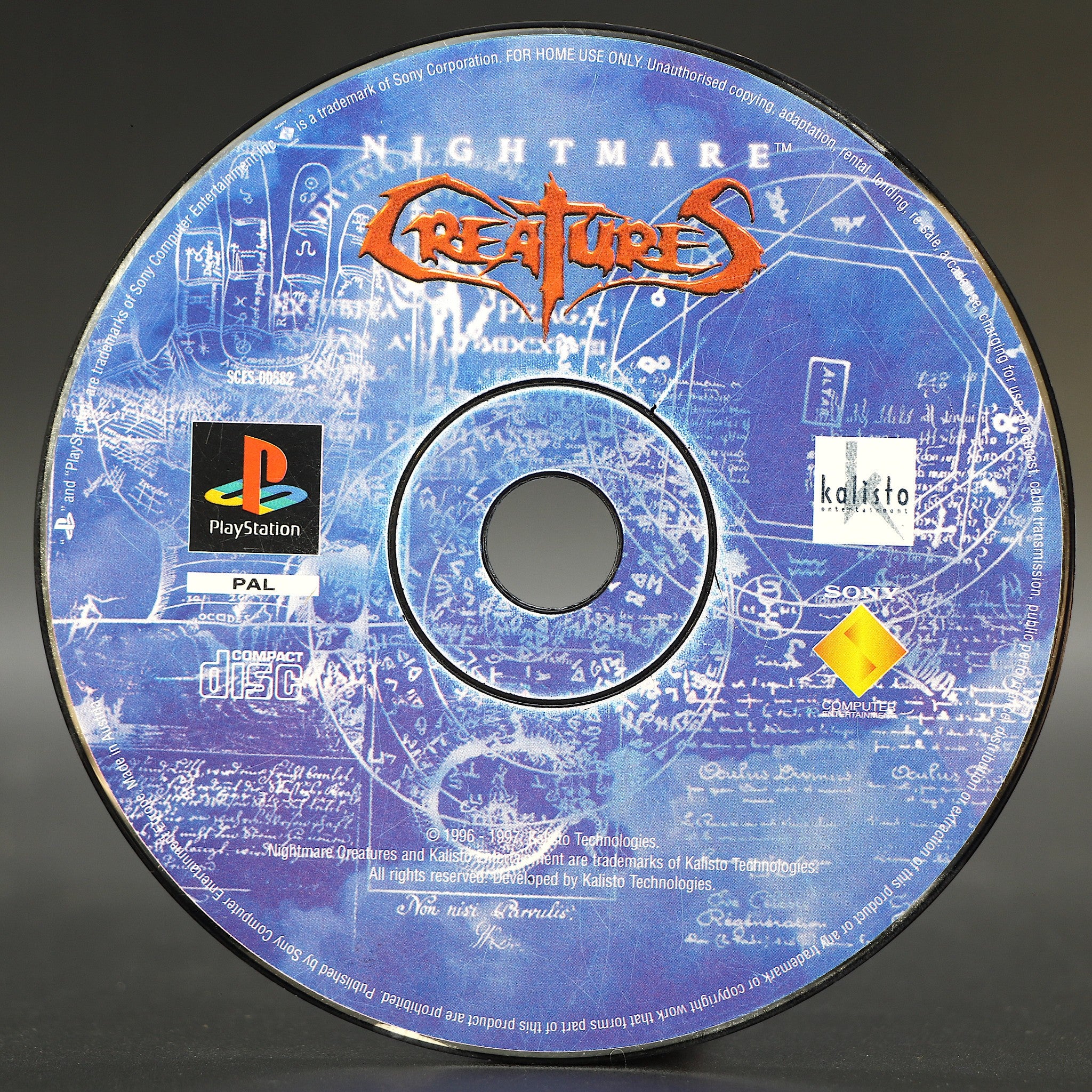 Nightmare Creatures | Sony PS1 PlayStation PSOne | Disc Only!