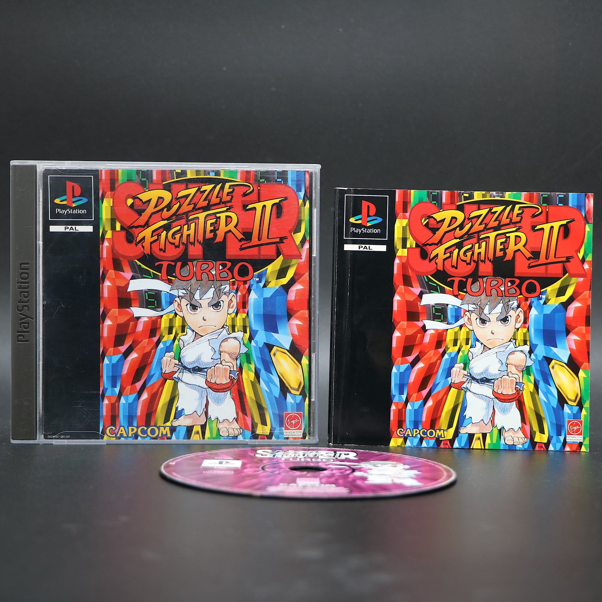 Super Puzzle Fighter II Turbo | Sony PSONE PS1 Game | Very Good Condition