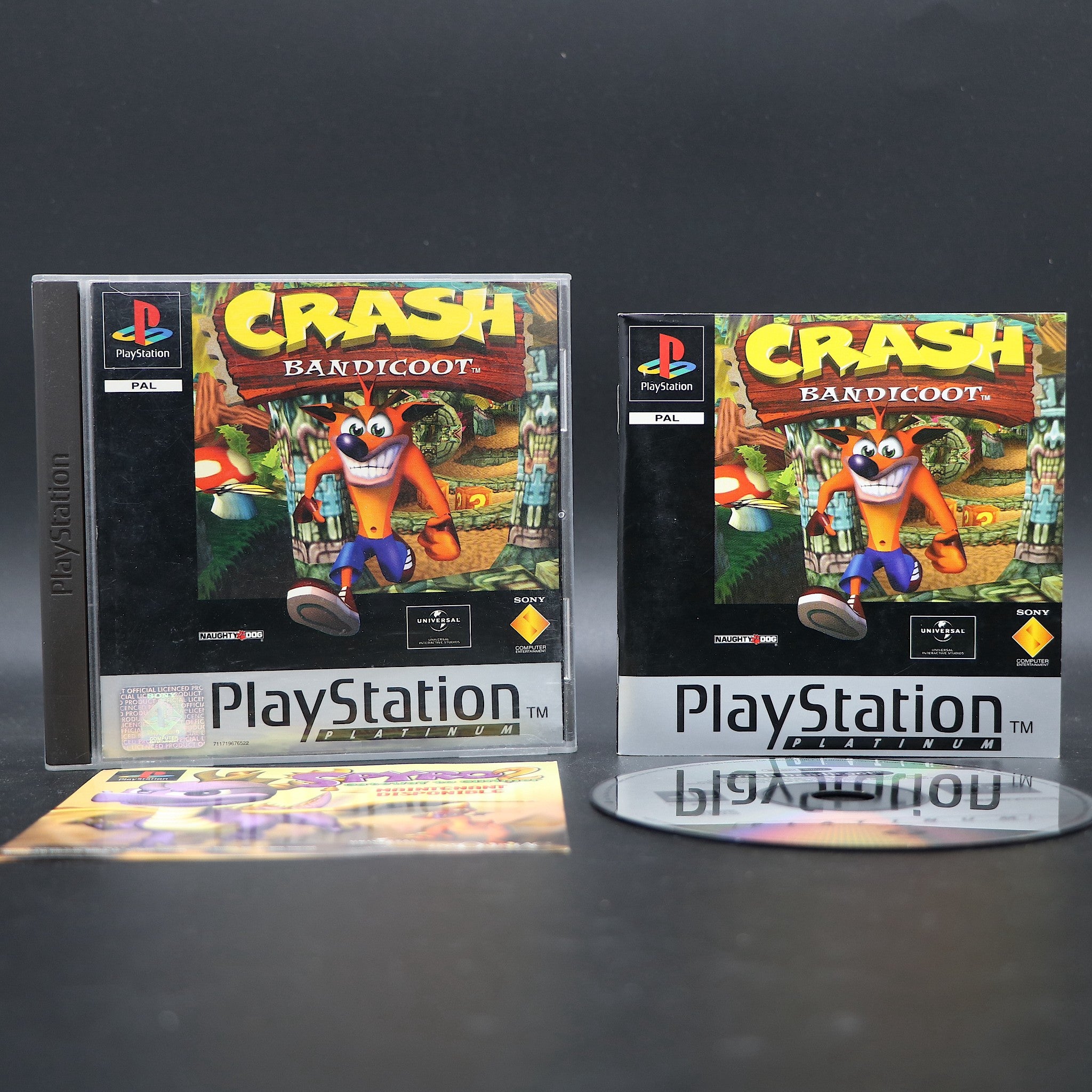 Crash Bandicoot - Platinum - Sony PSONE PS1 PlayStation Game - VGC!!