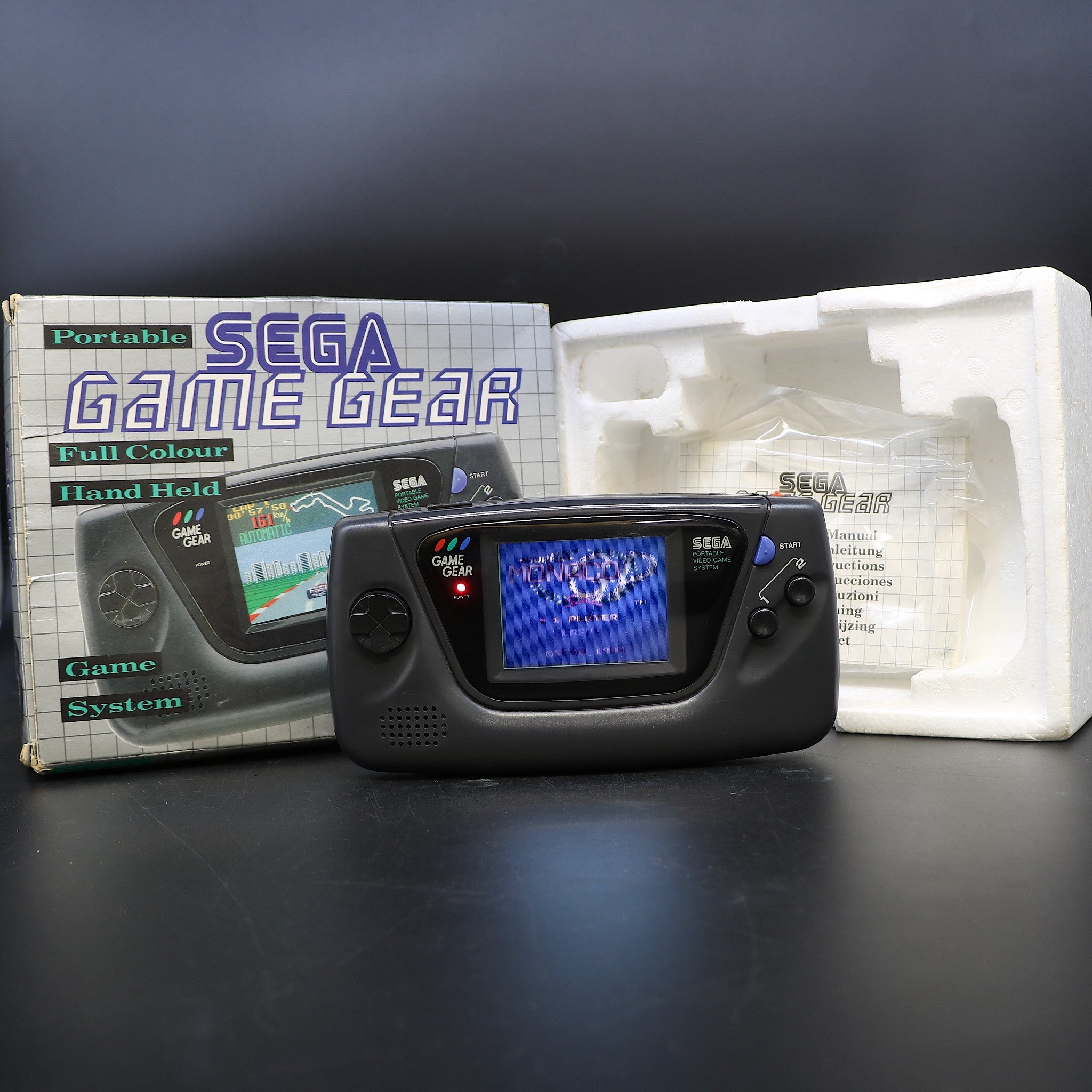 Sega Game Gear Console System Portable Colour Handheld Full Working Order Boxed