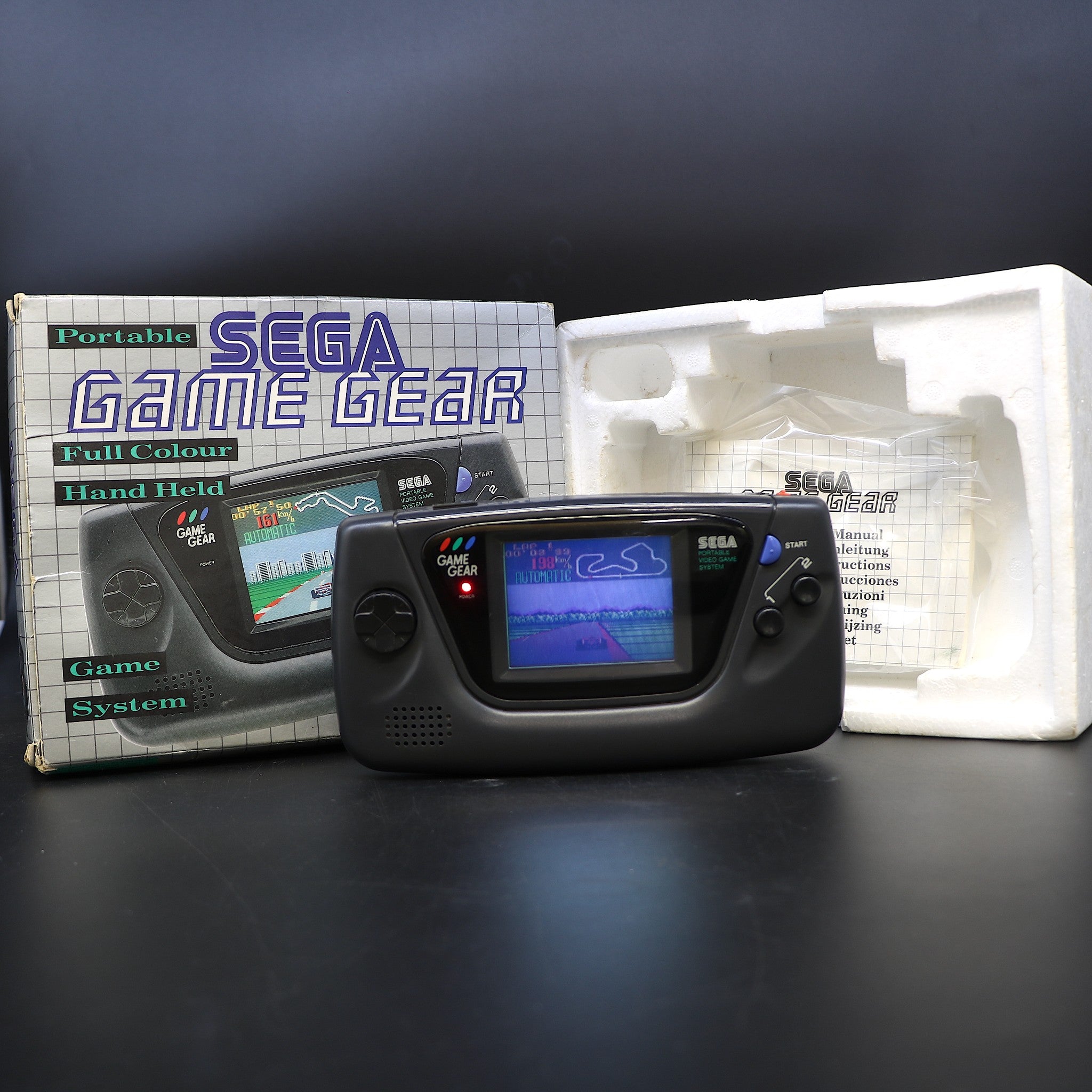 Sega Game Gear Console System Portable Colour Handheld Full Working Order Boxed