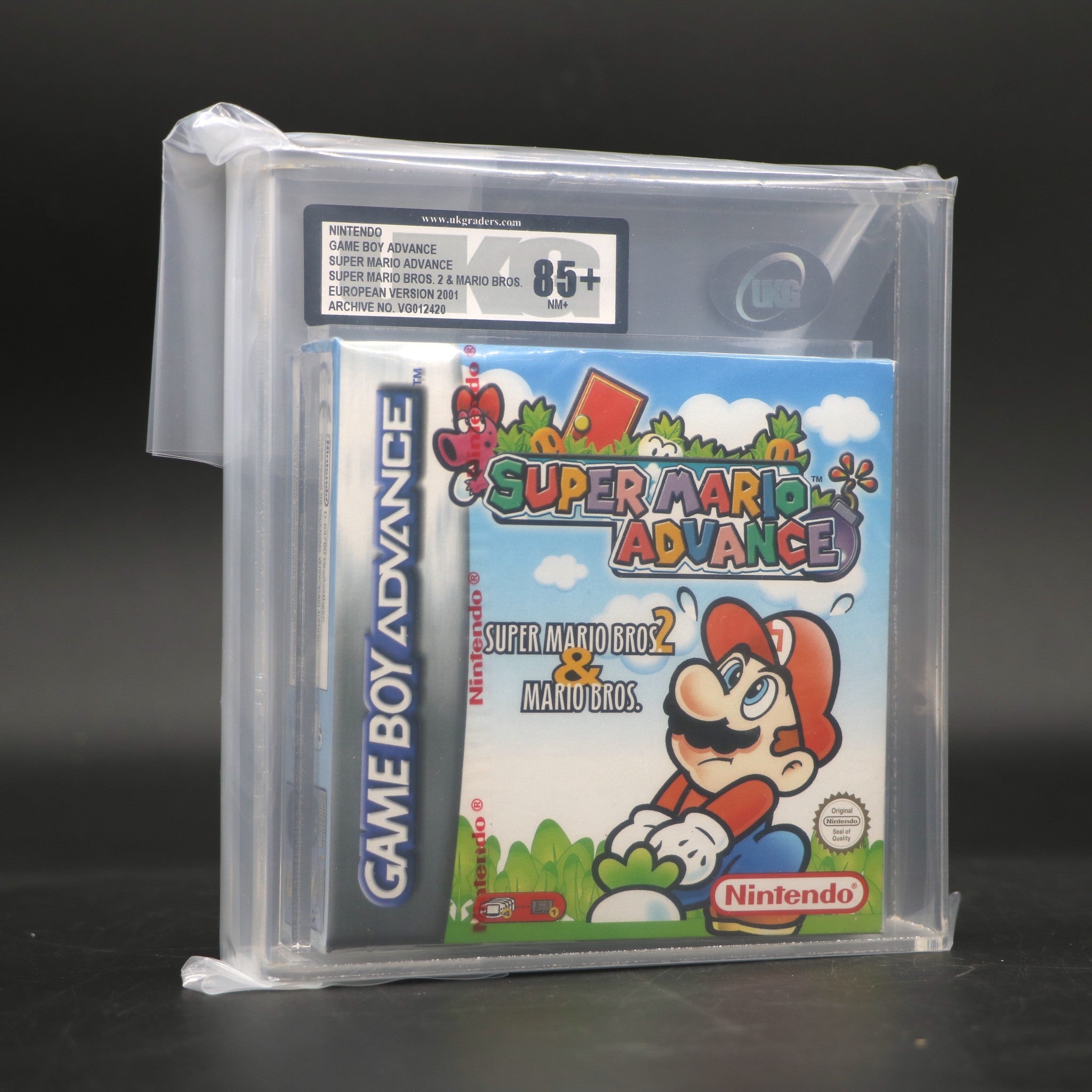 Super Mario Advance (Bros 2) | Nintendo Gameboy GBA Game New Graded 85+ WATA VGA