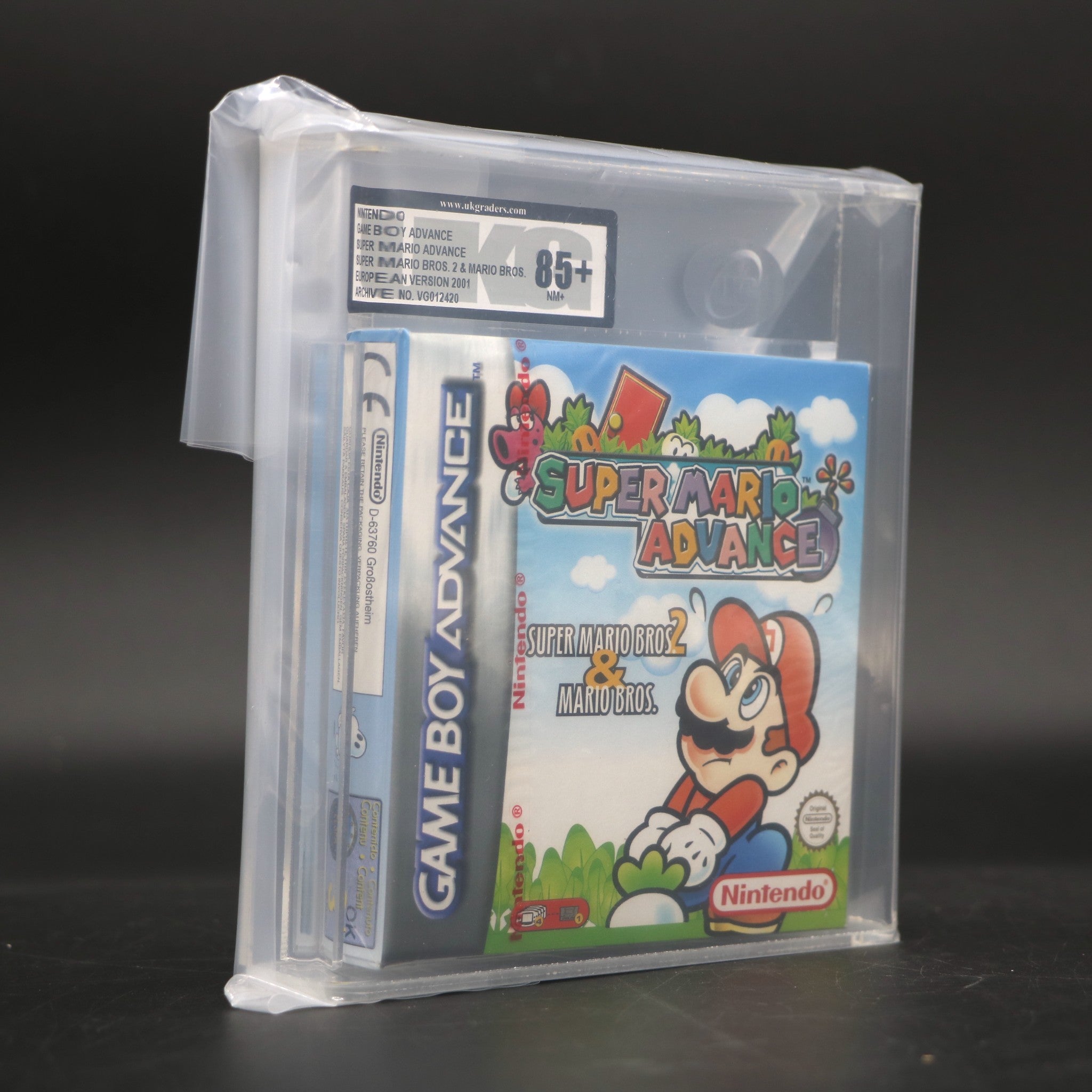 Super Mario Advance (Bros 2) | Nintendo Gameboy GBA Game New Graded 85+ WATA VGA