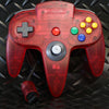 Nintendo 64 N64 Watermelon Red Clear Console Controller | Collectable Condition