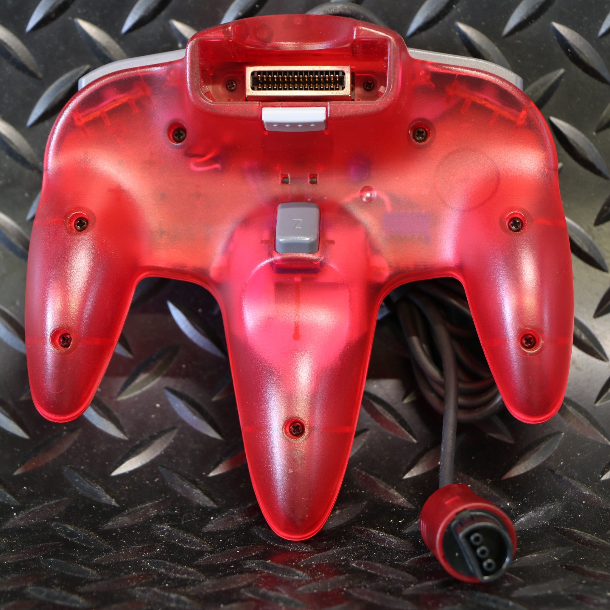 Nintendo 64 N64 Watermelon Red Clear Console Controller | Collectable Condition