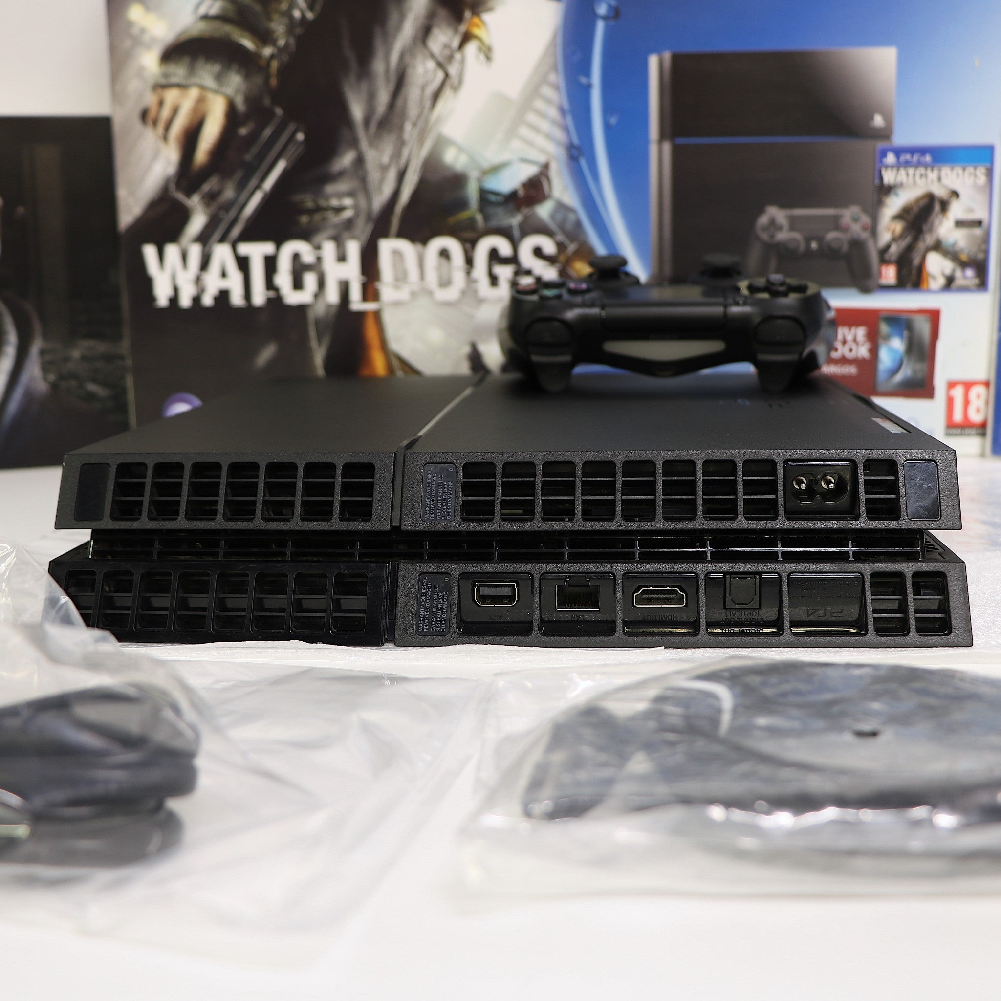 500GB Black PS4 Console | Watch Dogs Limited Edition With Steelbook | Mint!!
