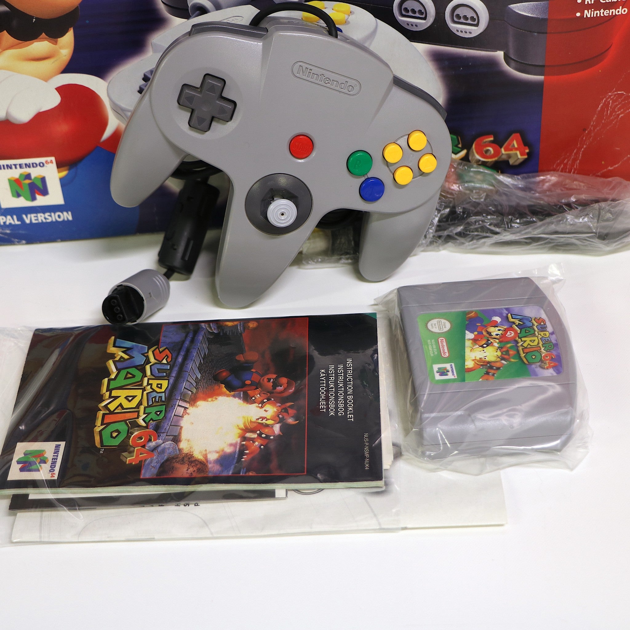 Nintendo 64 N64 Console Control Deck | Super Mario Edition | Boxed | VGC