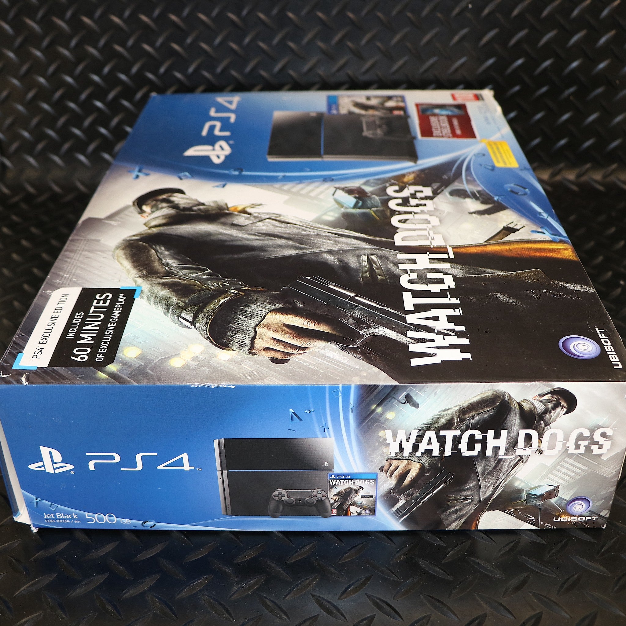 500GB Black PS4 Console | Watch Dogs Limited Edition With Steelbook | Mint!!