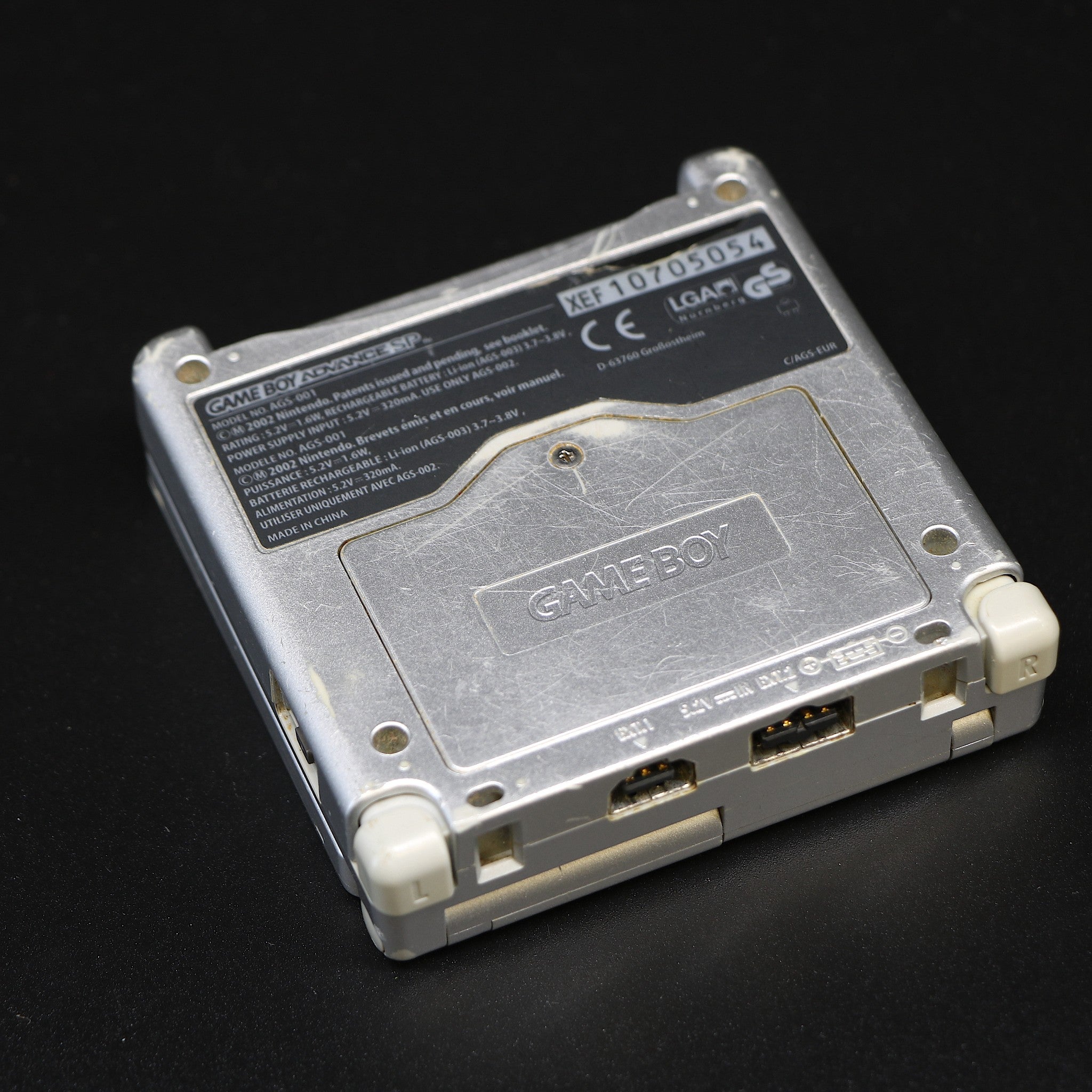 Silver Nintendo Gameboy Advance SP Console | Tribal Limited Edition