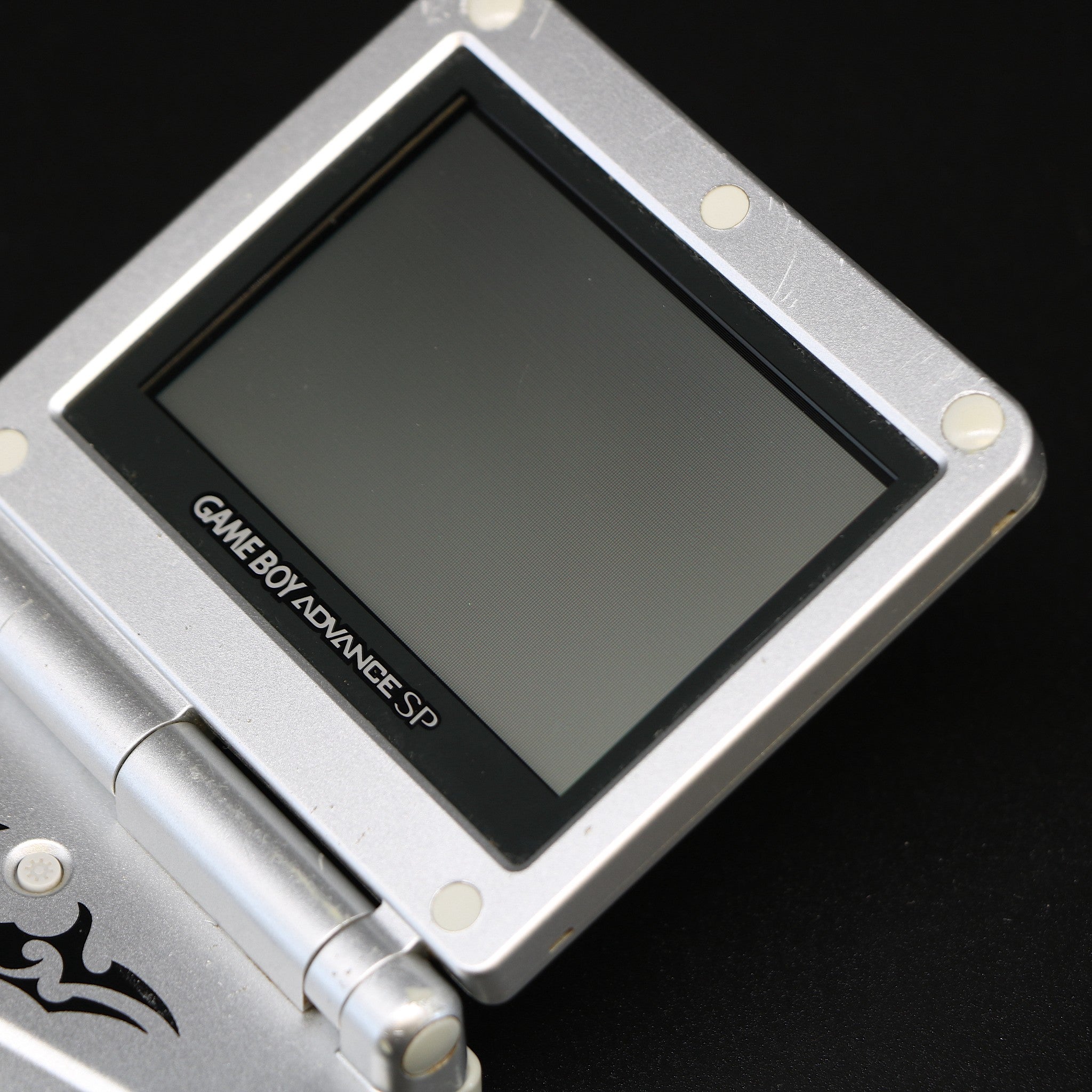 Silver Nintendo Gameboy Advance SP Console | Tribal Limited Edition