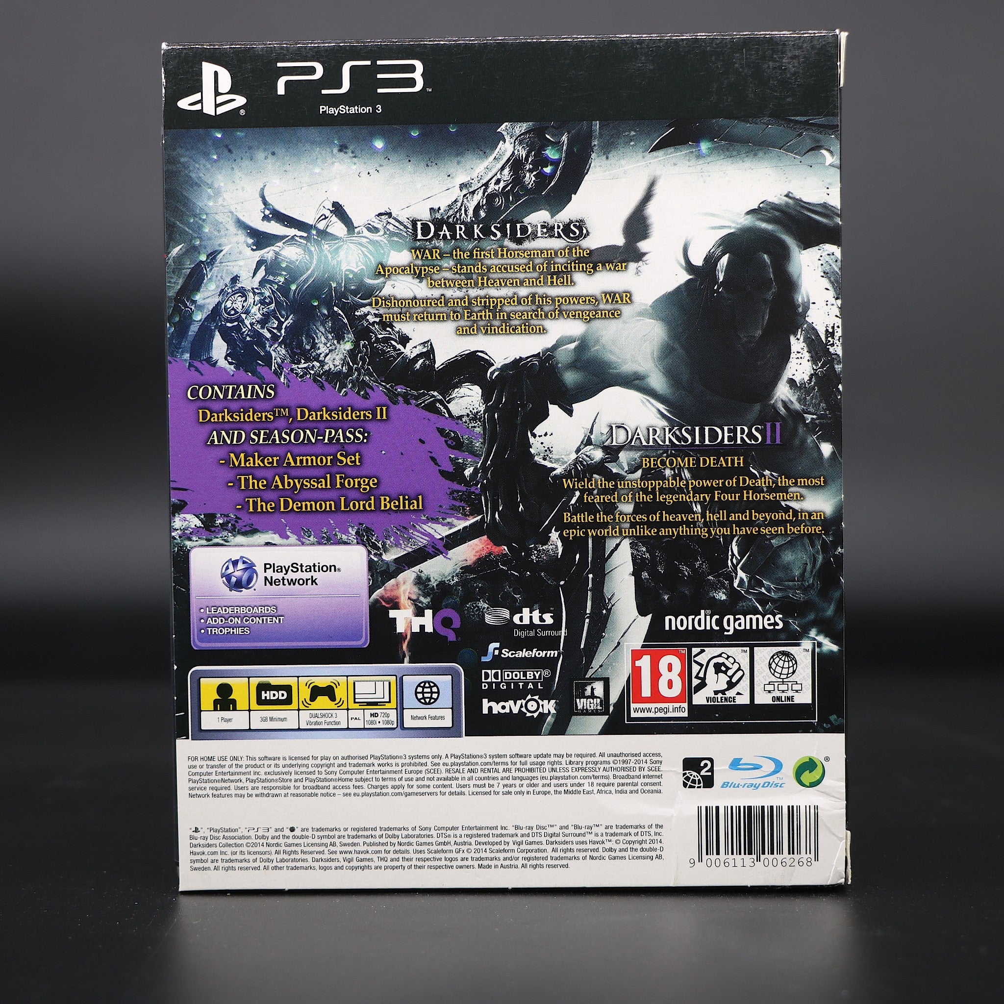 Darksiders Collection 1 & II (2) Sony PS3 Game | New Imperfect