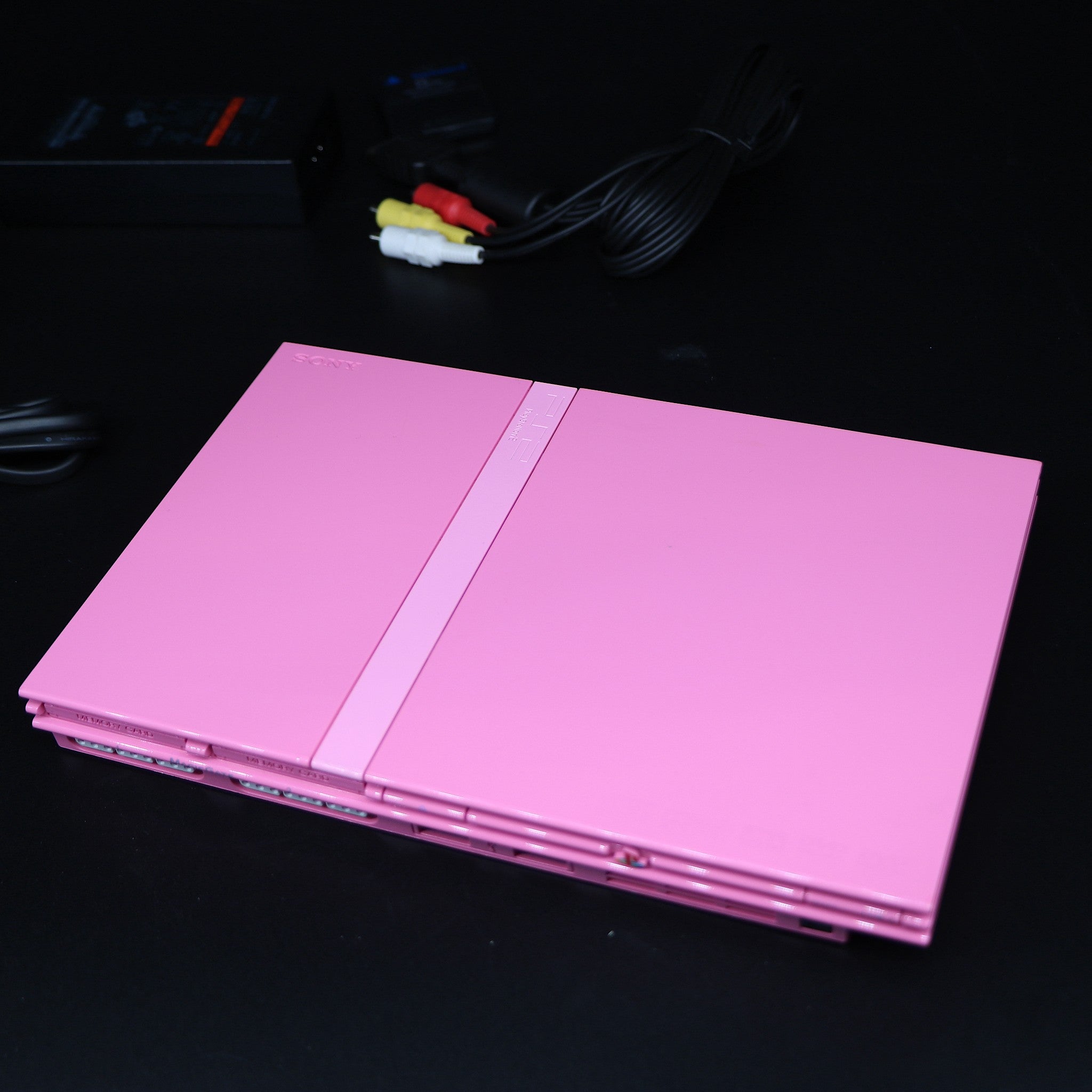 Pink Slimline Slim Sony PS2 Console System With Controller & 8MB Card | VGC