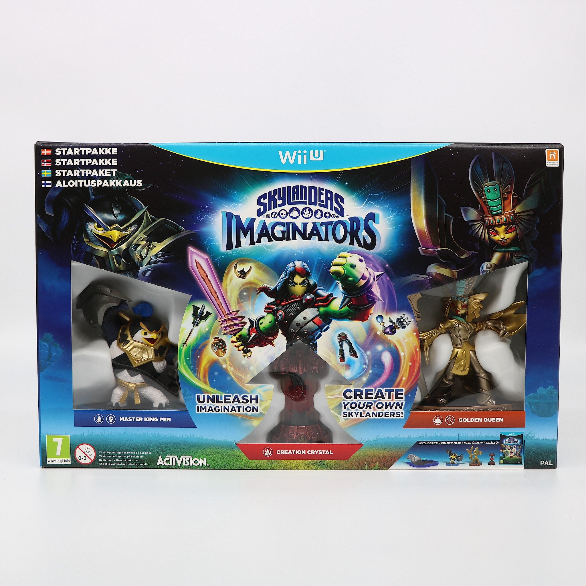 Skylanders Imaginators | Wii U | Master King Pen Golden Queen Creation Crystal