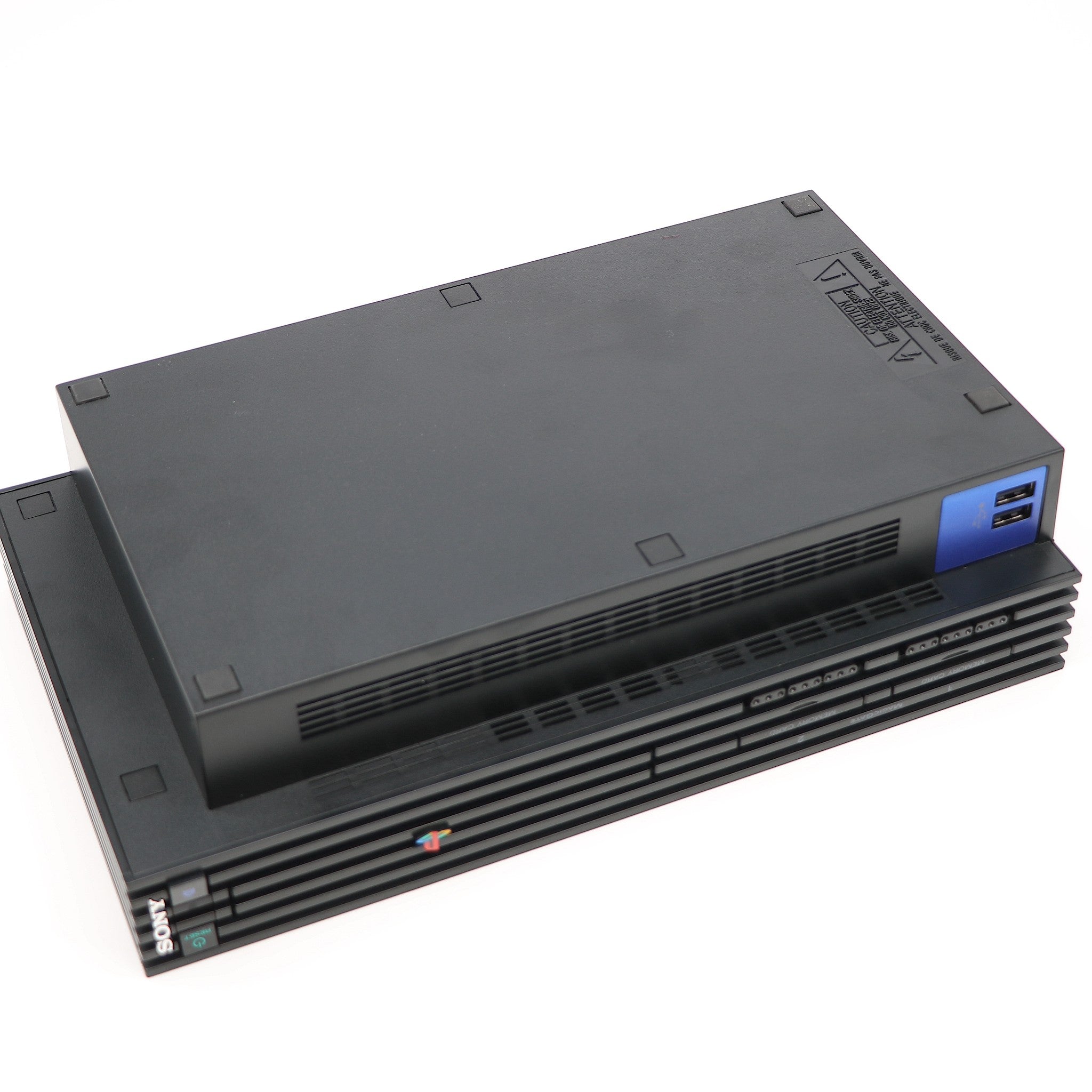 Charcoal Black Fat Sony PS2 Console System | SCPH-50003 | Near Mint Condition