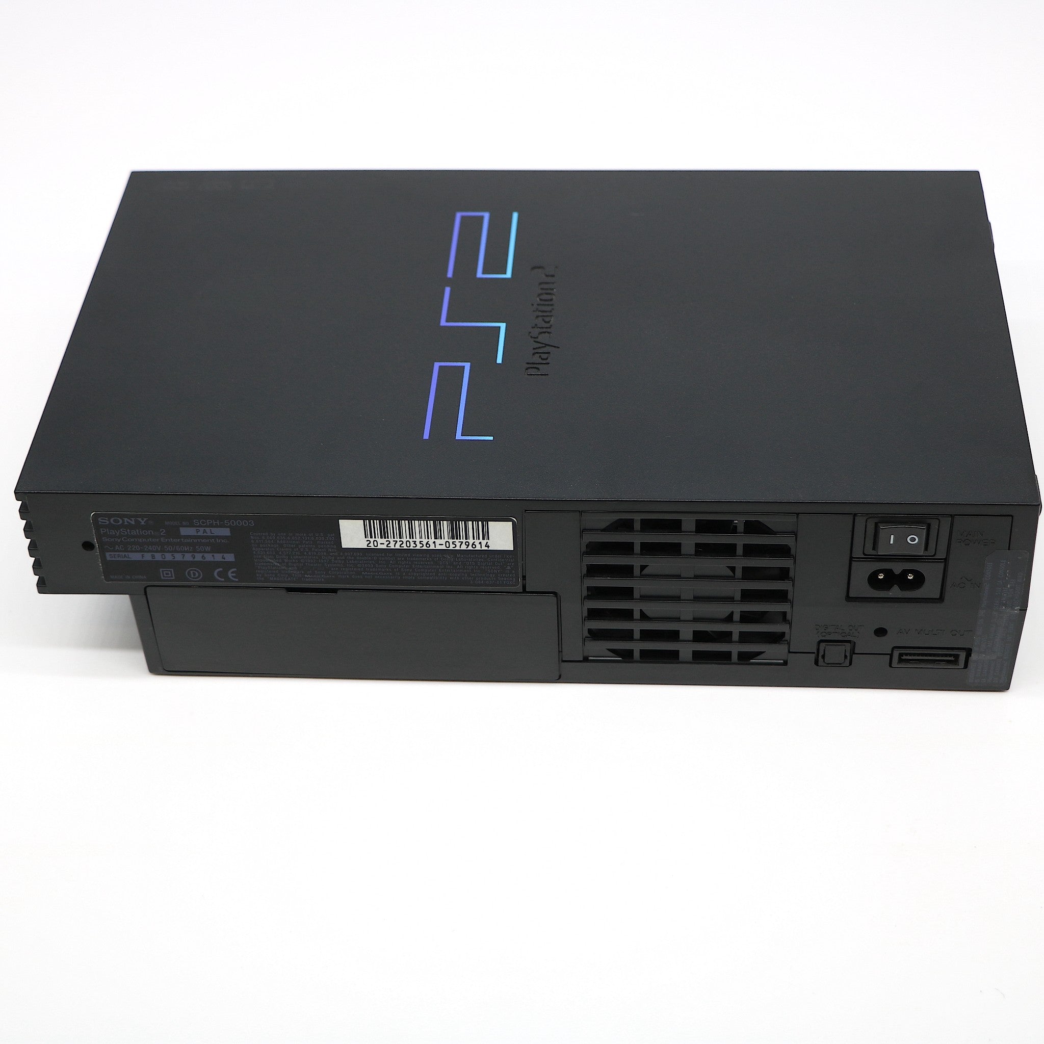 Charcoal Black Fat Sony PS2 Console System | SCPH-50003 | Near Mint Condition