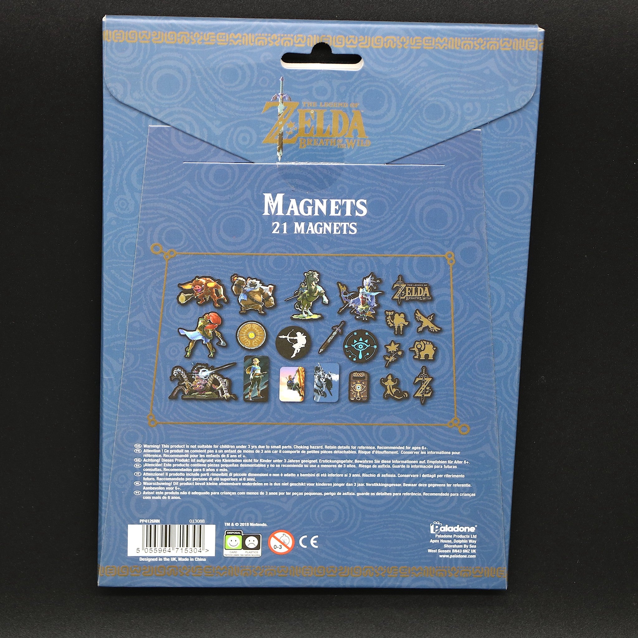 Legend Of Zelda (The) | 21 Breath Of The Wild Magnets | Nintendo Promo