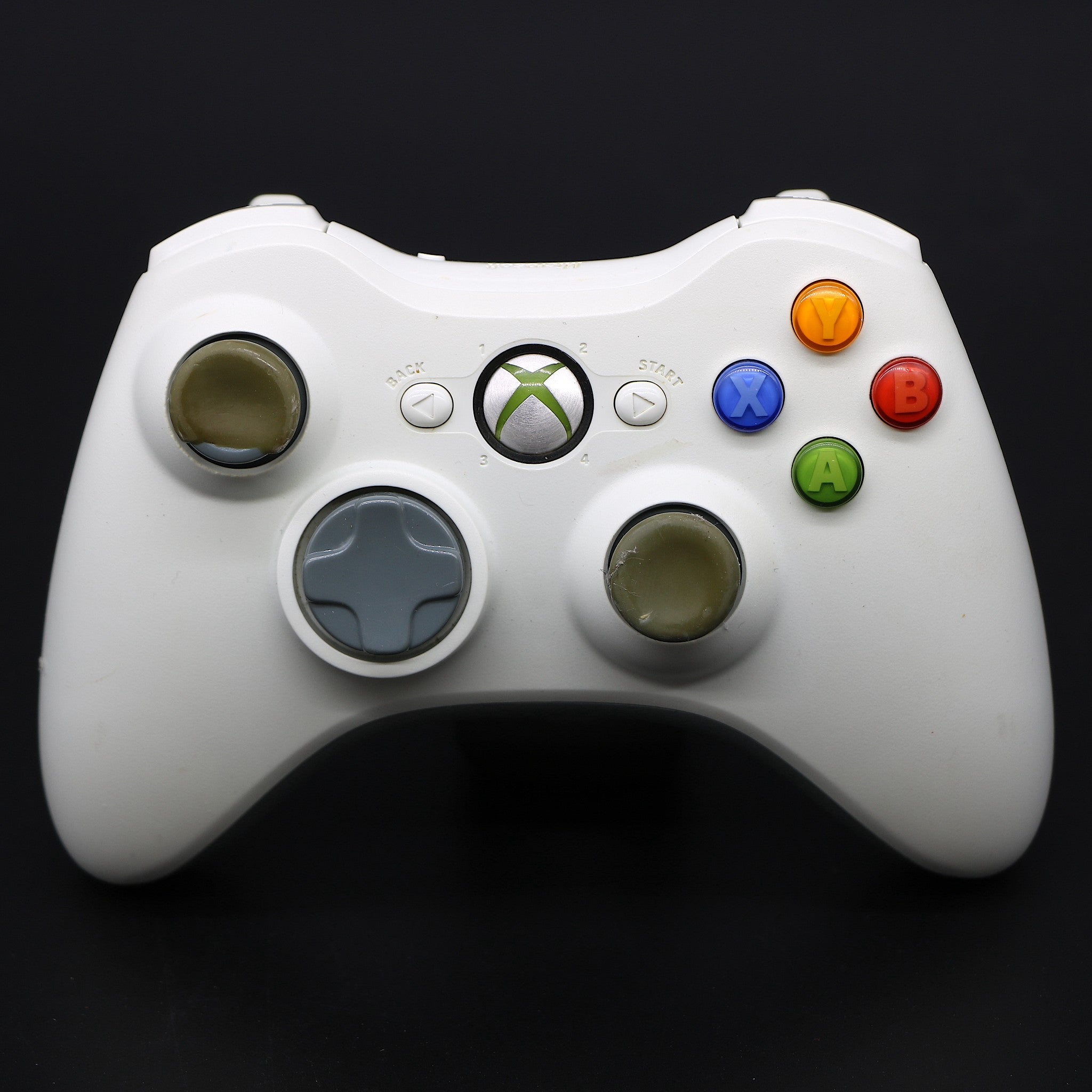 Official Genuine White Xbox 360 Wireless Controller Pad With Battery Pack