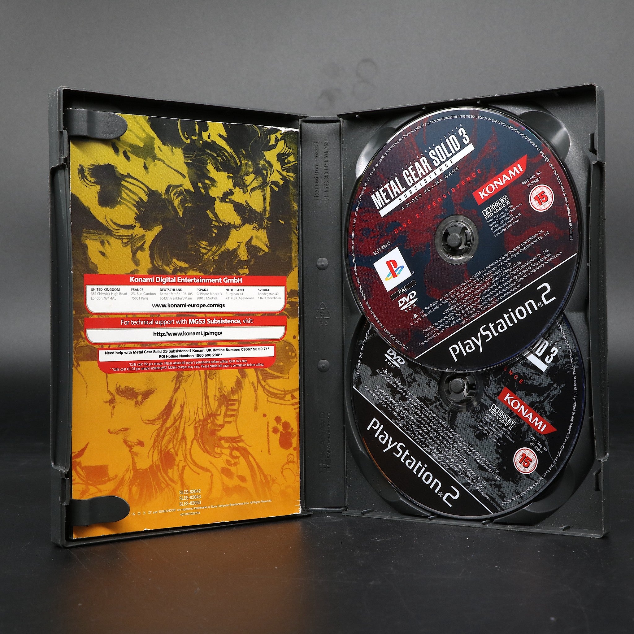 Metal Gear Solid 3 Subsistence | Sony PS2 Game | Very Good Condition