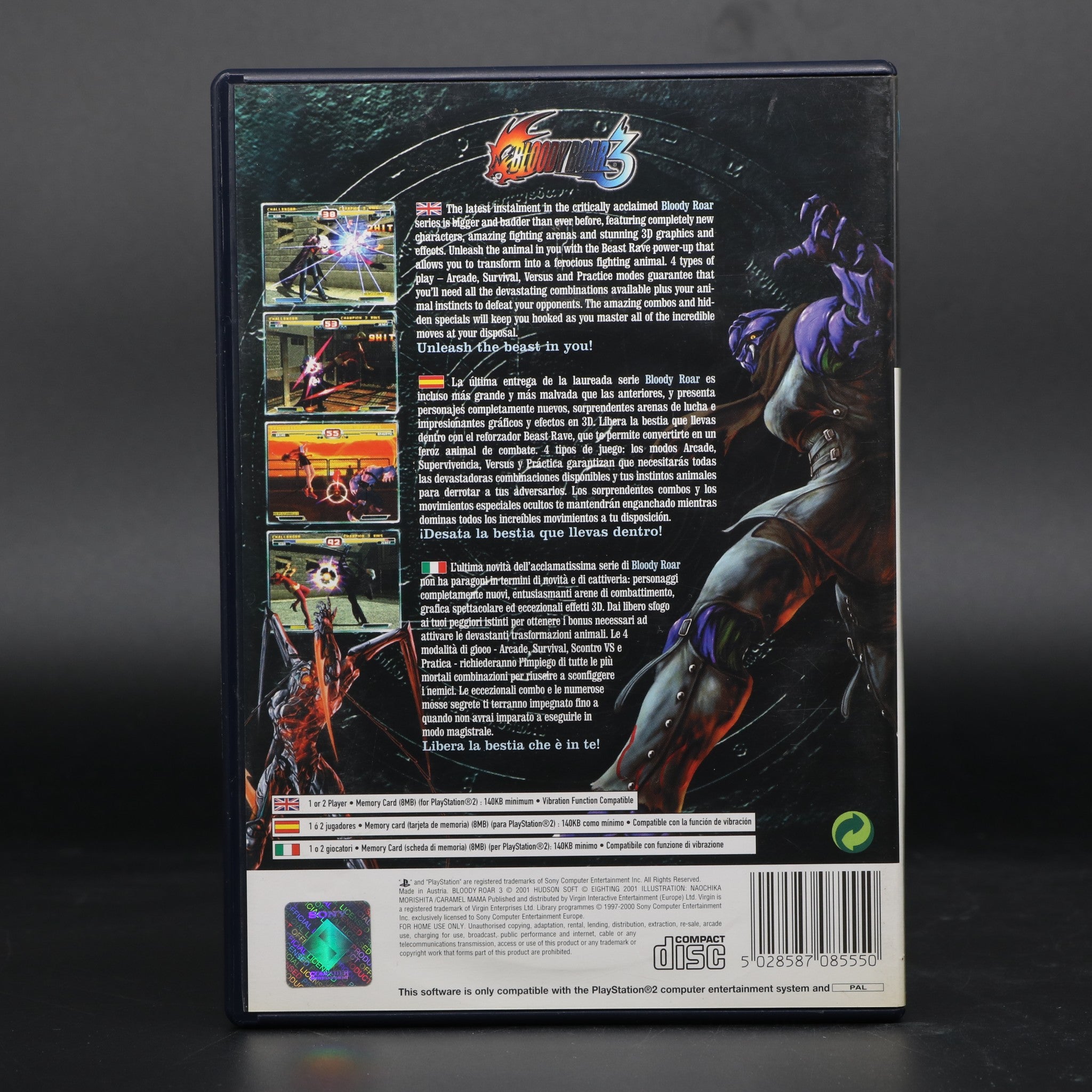 Bloody Roar 3 | Sony Playstation PS2 Game | Very Good
