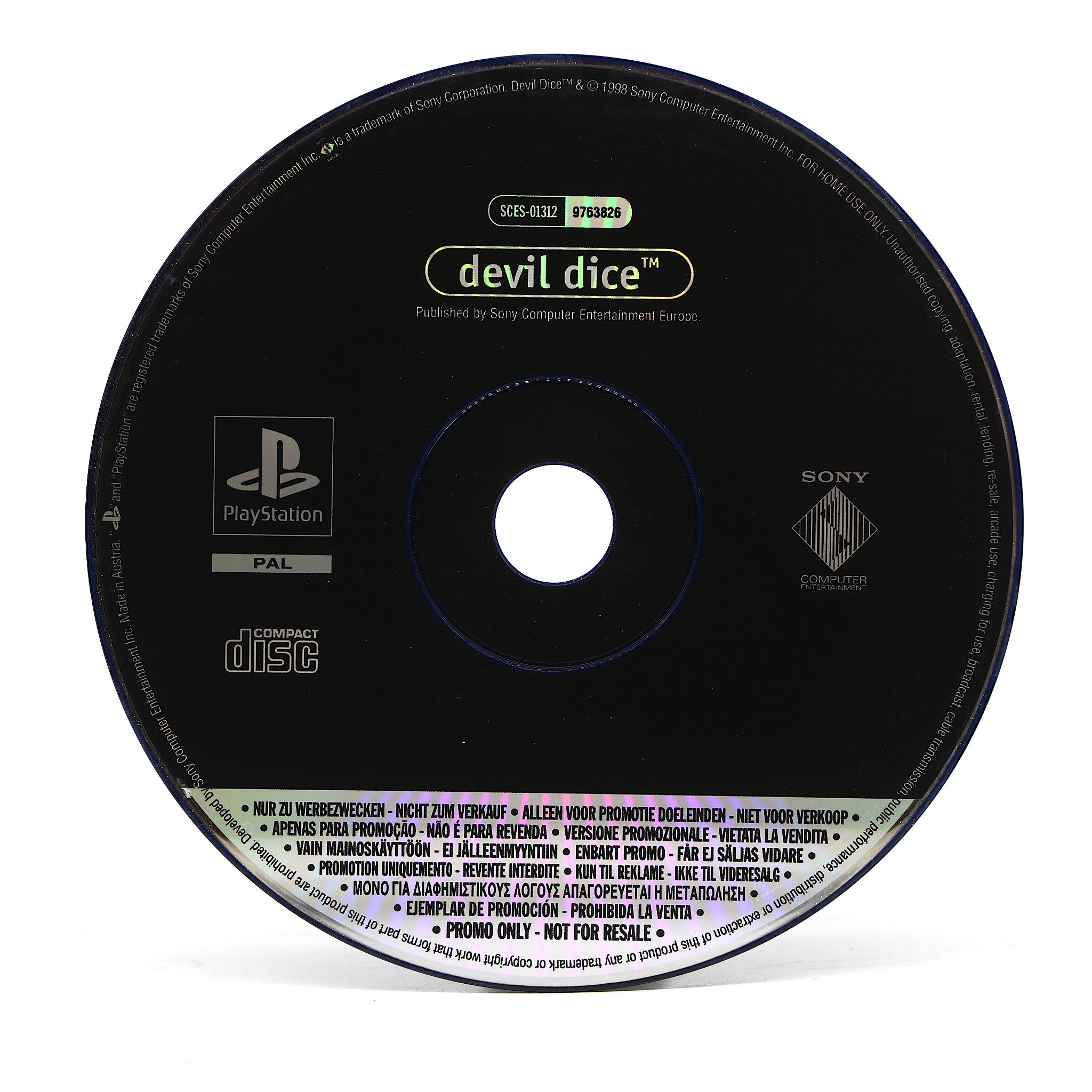 Devil Dice | Sony PS1 Game | Promo Version | Very Good Condition!