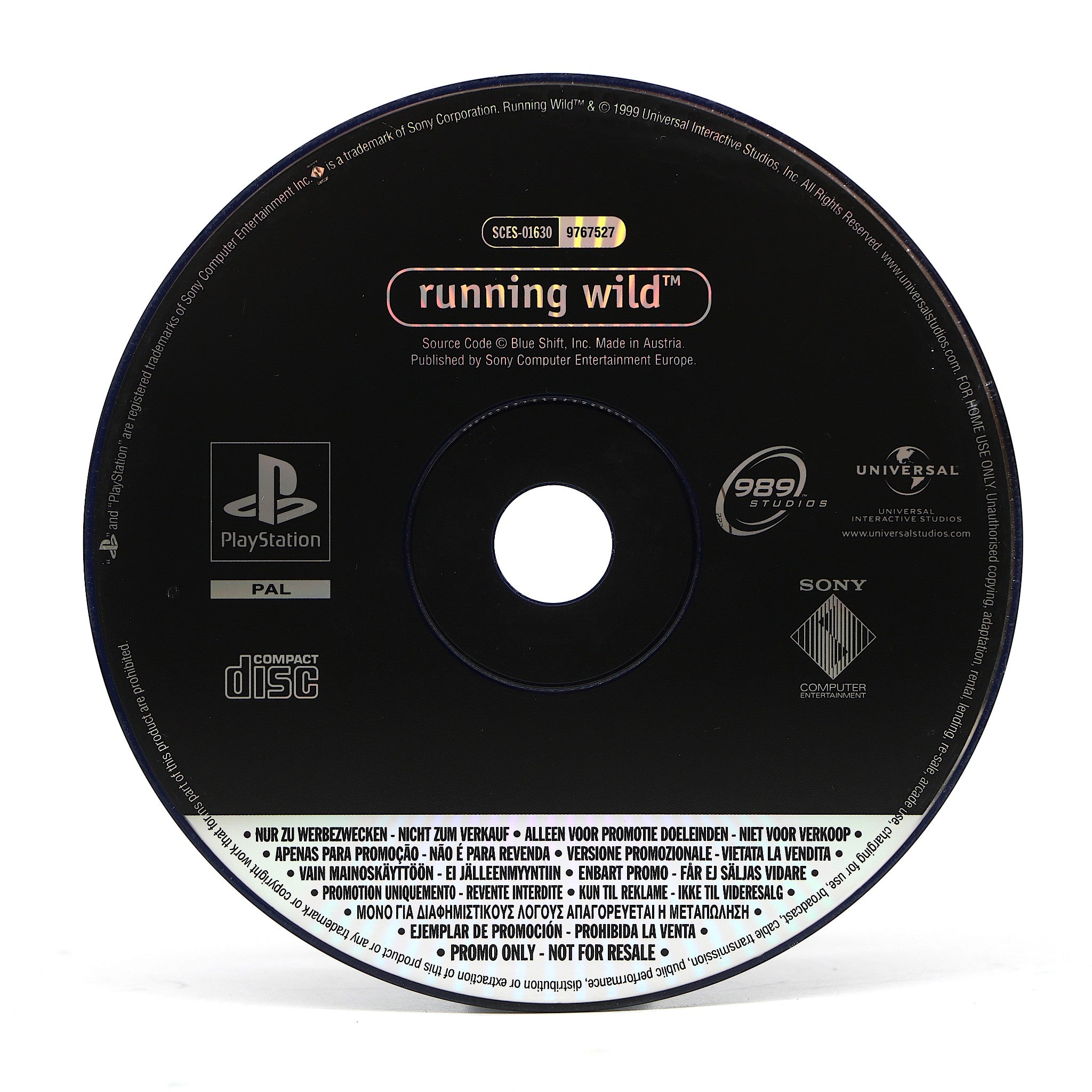 Running Wild | Sony PS1 Game | Promo Version | Very Good Condition!