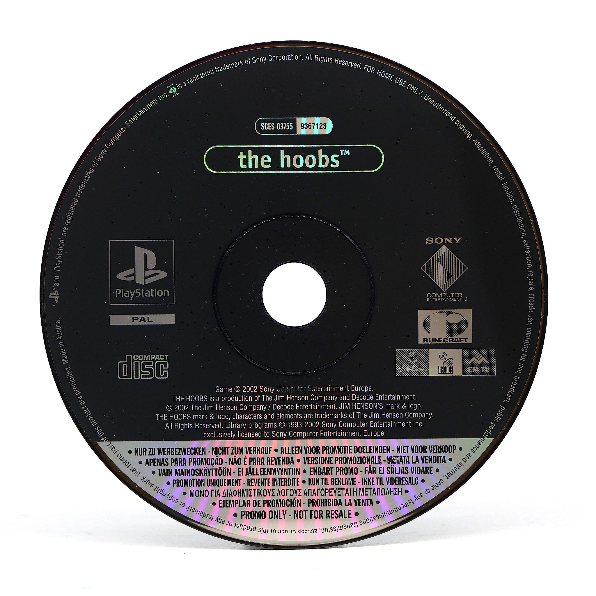 The Hoobs | Sony PS1 PlayStation Game | Promo Version | Very Good Condition
