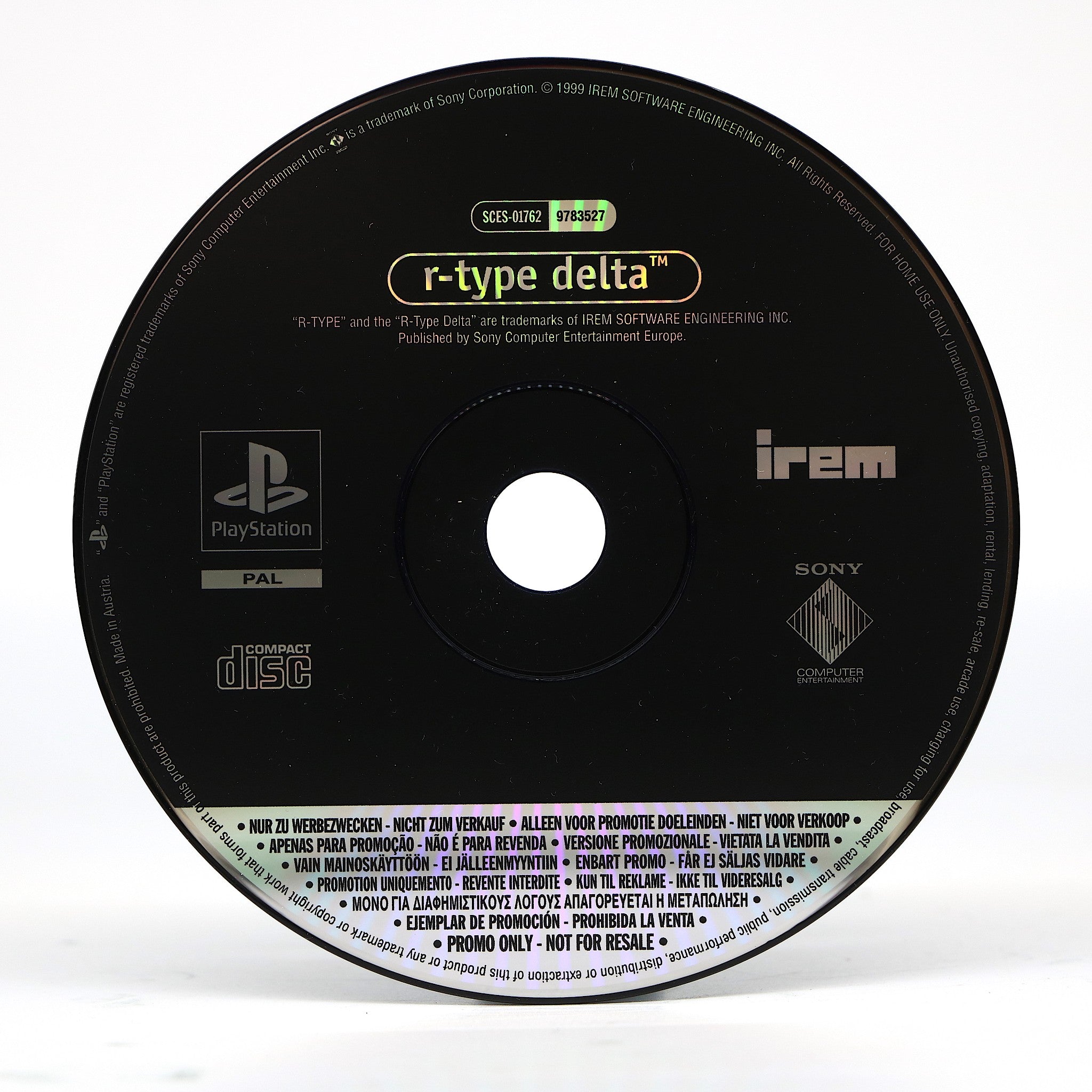 R-Type Delta | Sony PS1 Game | Promo Version | Very Good Condition!