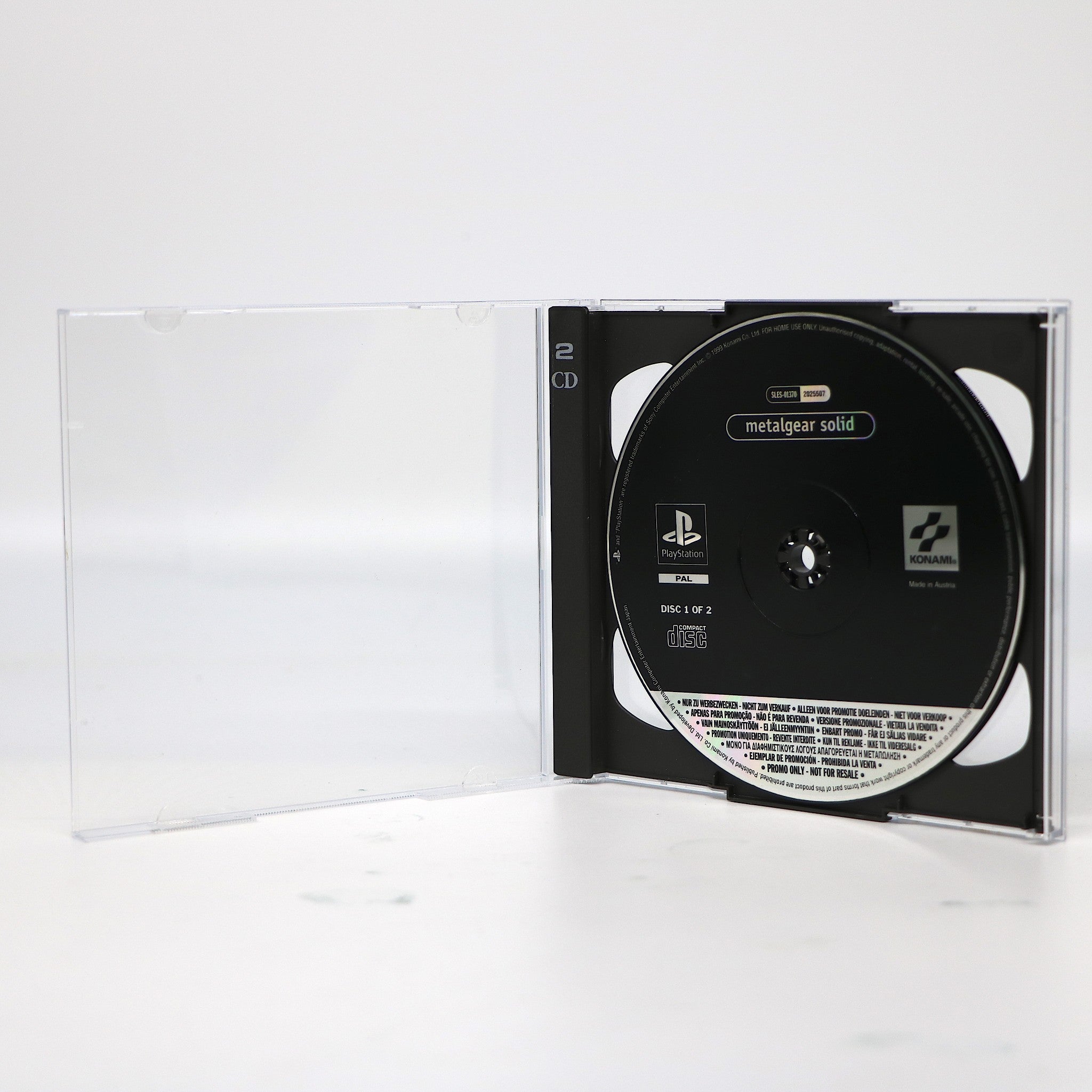 Metal Gear Solid | Sony PS1 PSOne Game | Promo Version | Collectable Condition