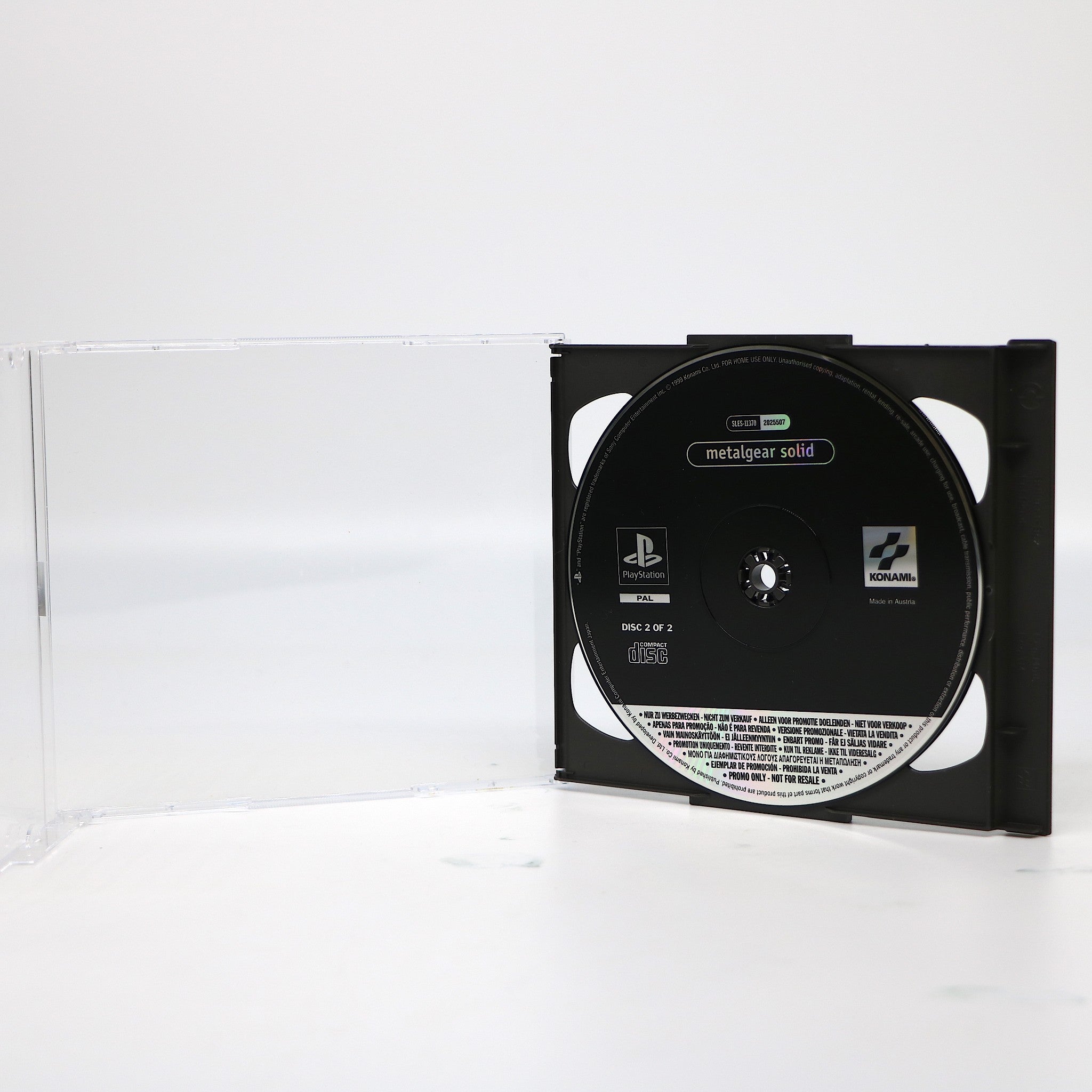 Metal Gear Solid | Sony PS1 PSOne Game | Promo Version | Collectable Condition