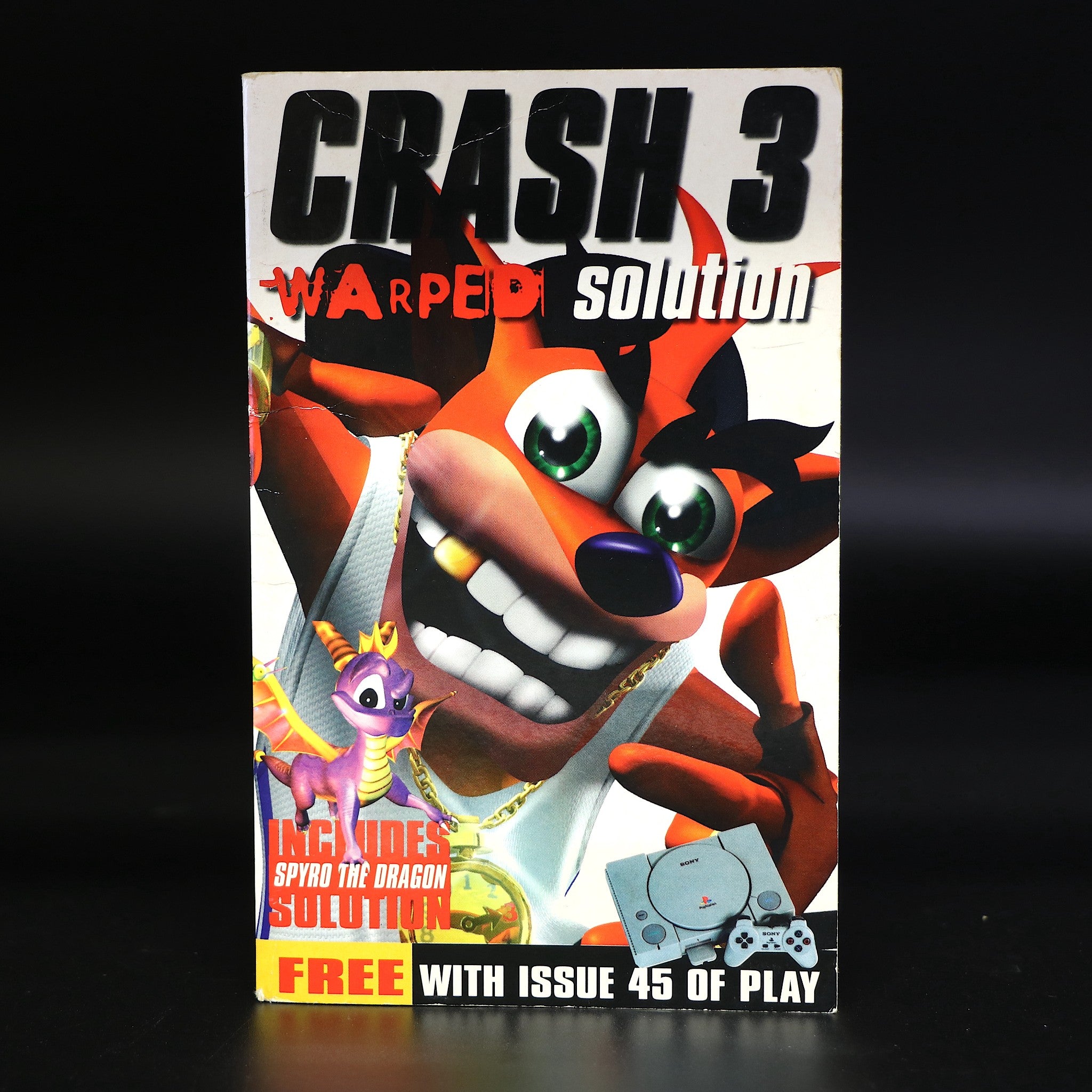 Crash Bandicoot 3 Warped Play Magazine Solution Book Mini Guide For PS1 Game