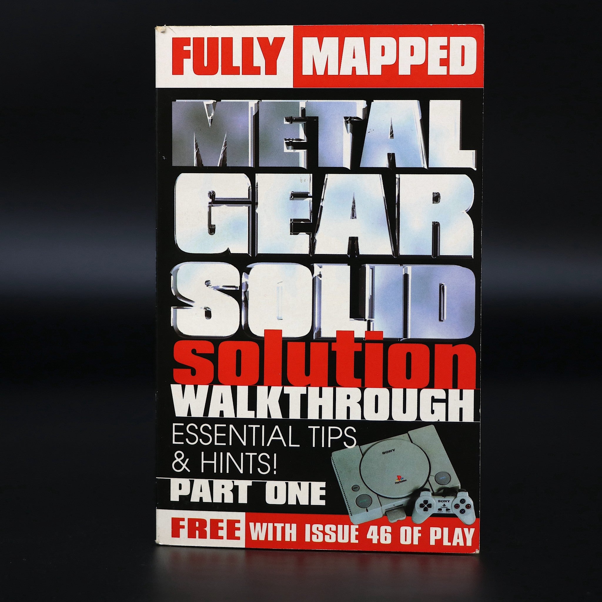 Metal Gear Solid Play Magazine Solution Walkthrough Mini Guide For PS1 Game