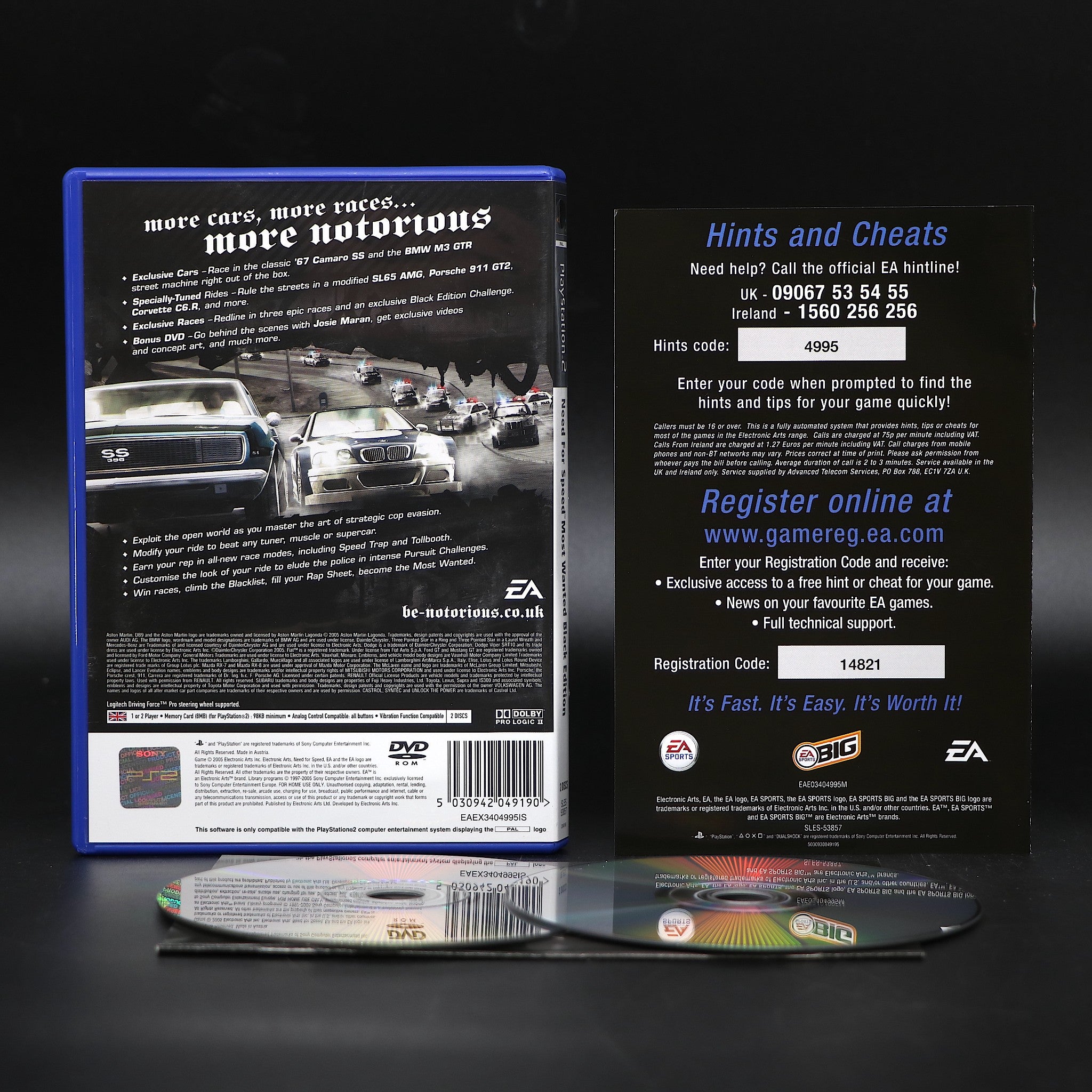 Need For Speed Most Wanted | Black Edition | Sony PS2 Game Collectable Condition