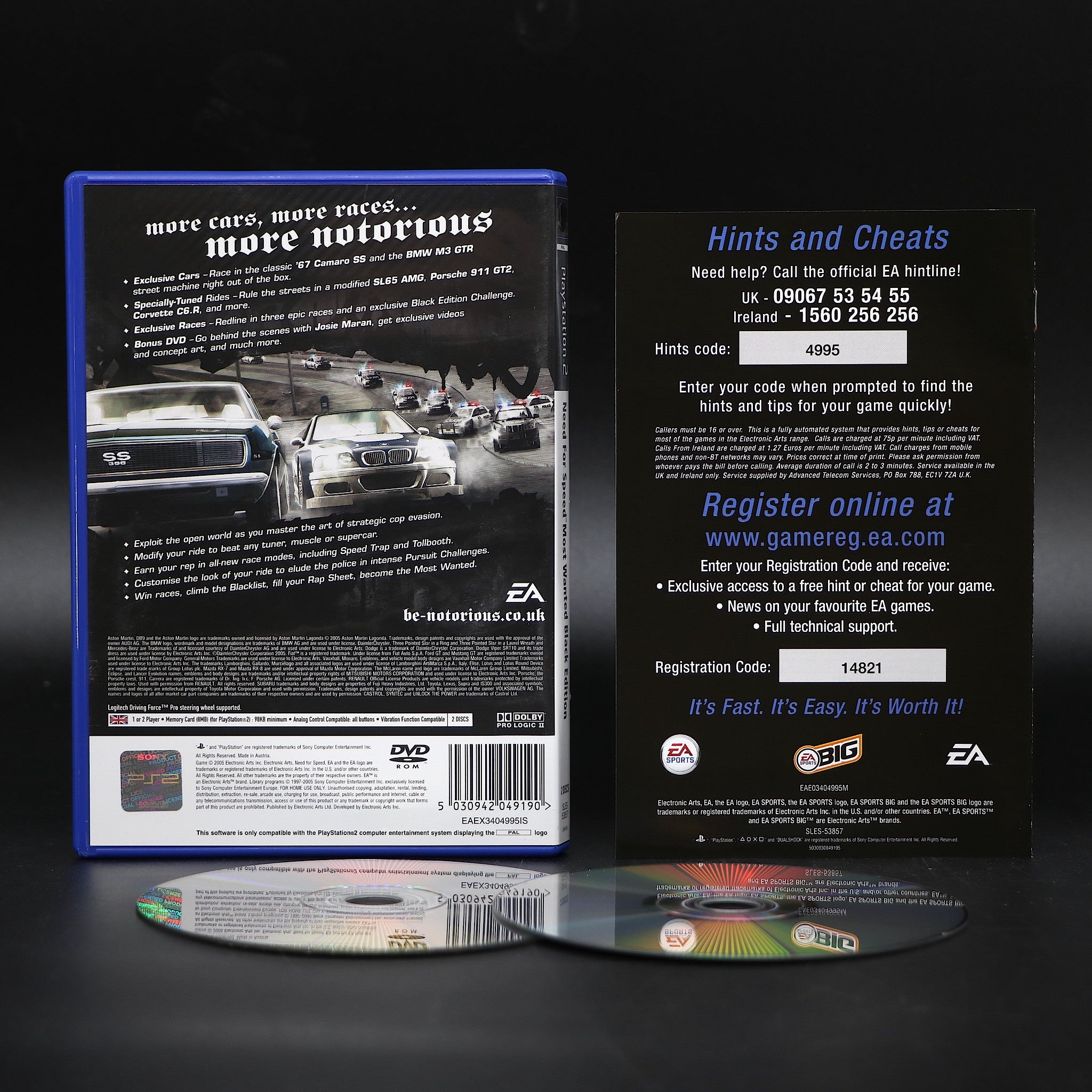 Need For Speed Most Wanted | Black Edition | Sony PS2 Game Collectable Condition