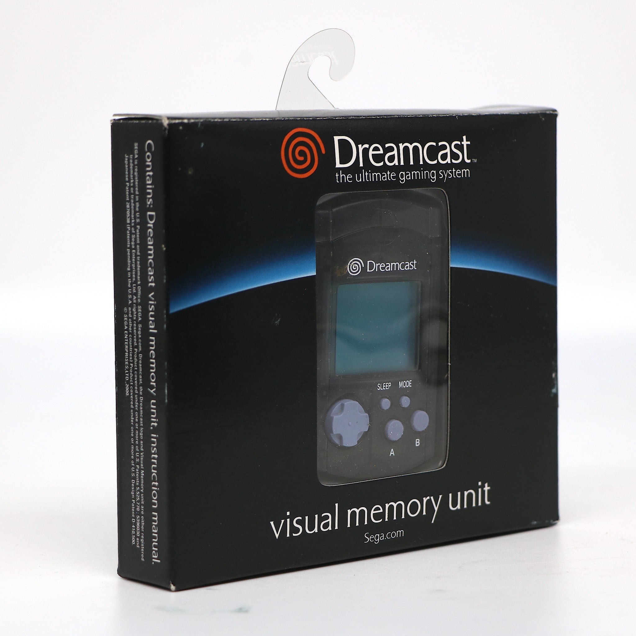 Black Visual Memory Unit Card MK-50125 | Official Genuine Sega Dreamcast | Boxed