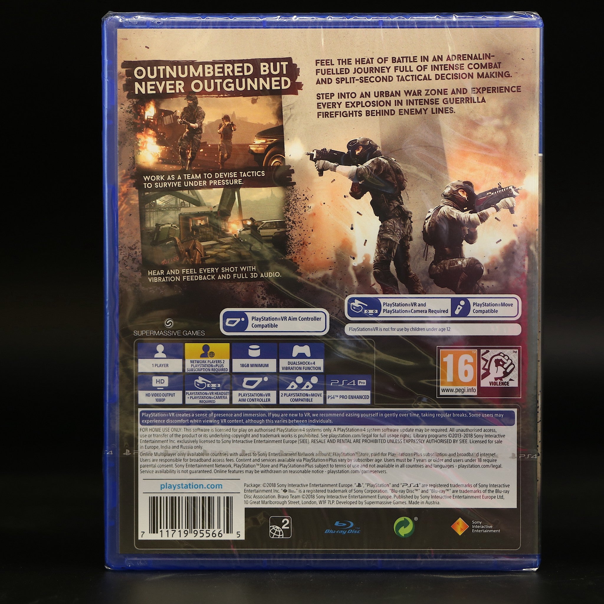 Bravo Team | Sony Playstation PS4 Game | New & Sealed | VR Required
